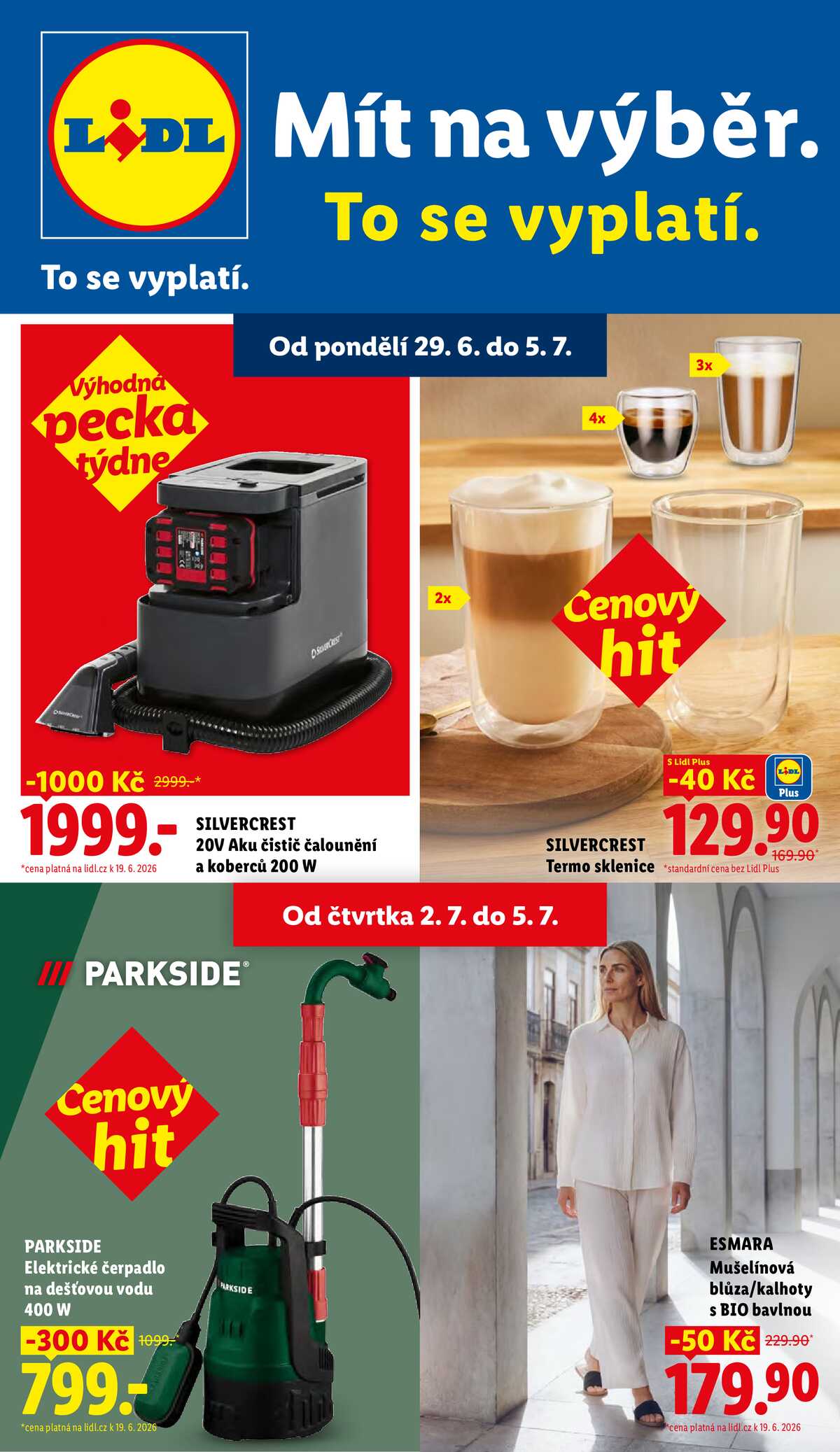 Lidl Spotřební zboží 29.6. - 5.7. strana 1