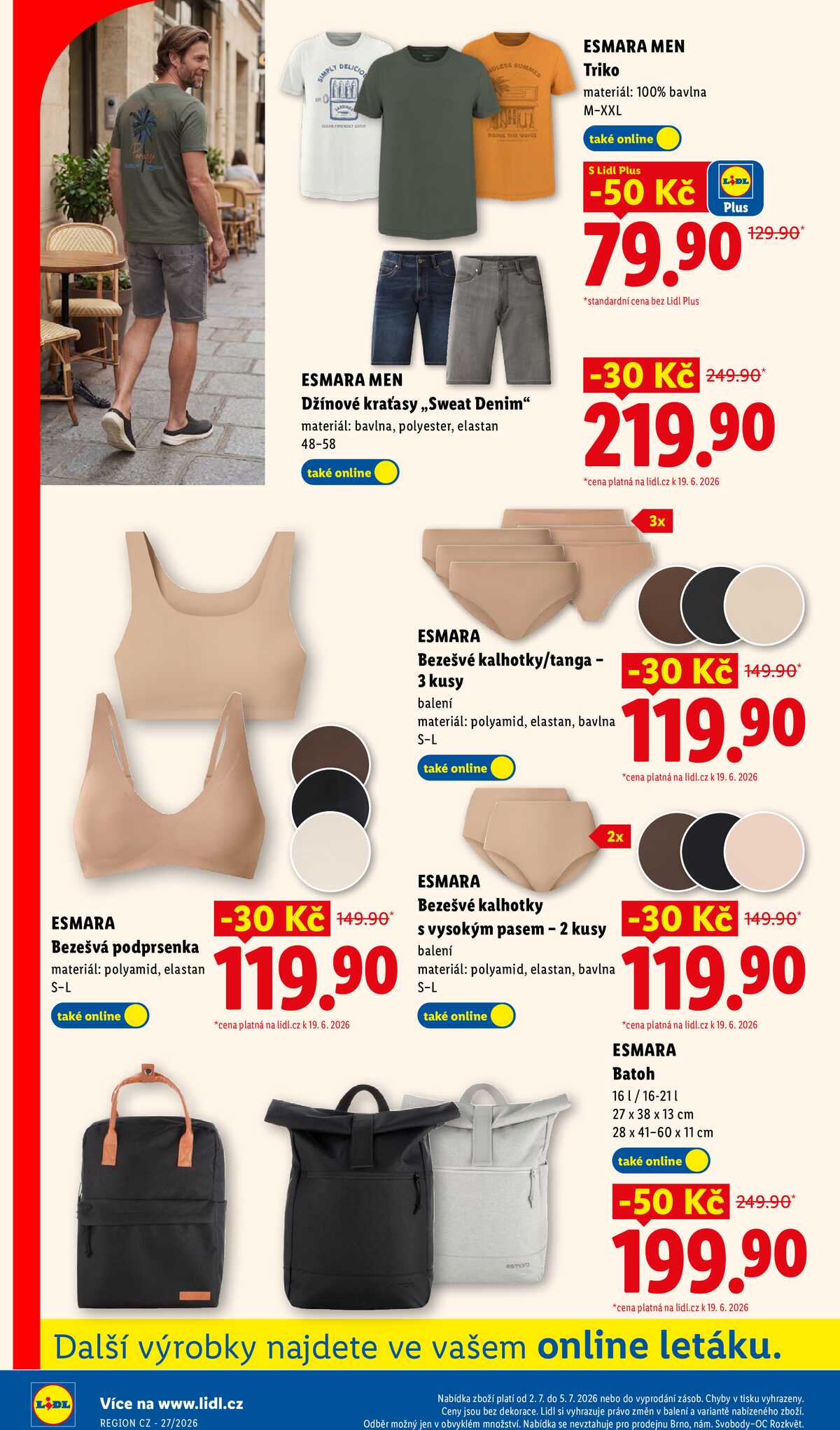 Lidl Spotřební zboží 29.6. - 5.7. strana 22