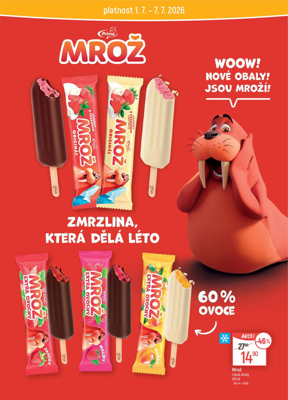 Akční leták Globus 1.7. - 7.7.2026 - Globus Praha - Zličín