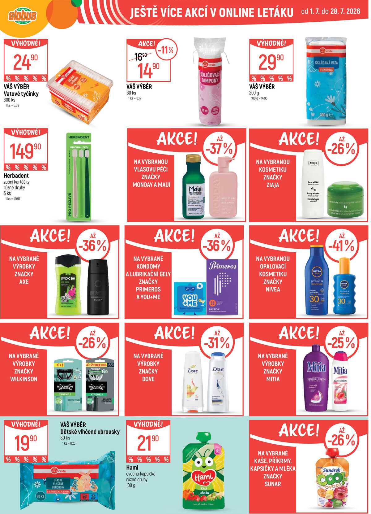 Akční leták Globus 1.7. - 7.7.2026 - Globus Jenišov u Karlových Varů strana 43