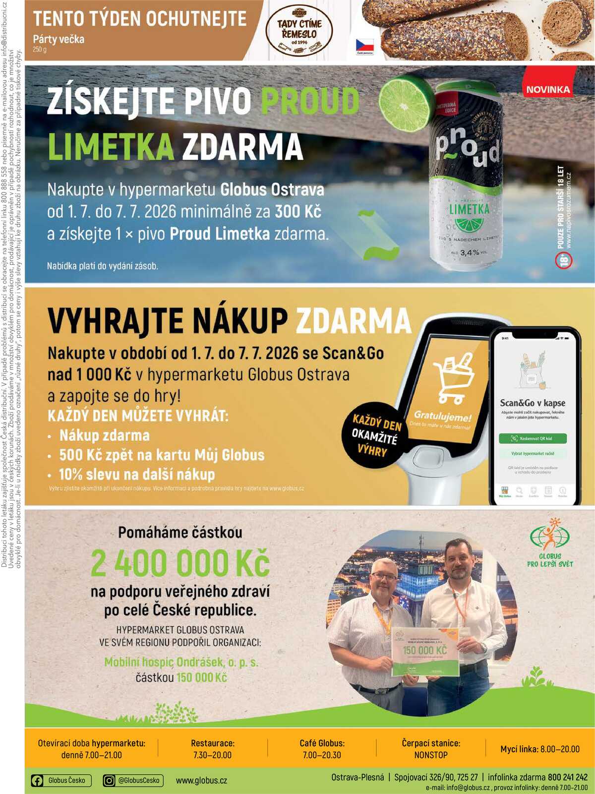 Akční leták Globus 1.7. - 7.7.2026 - Globus Ostrava strana 38