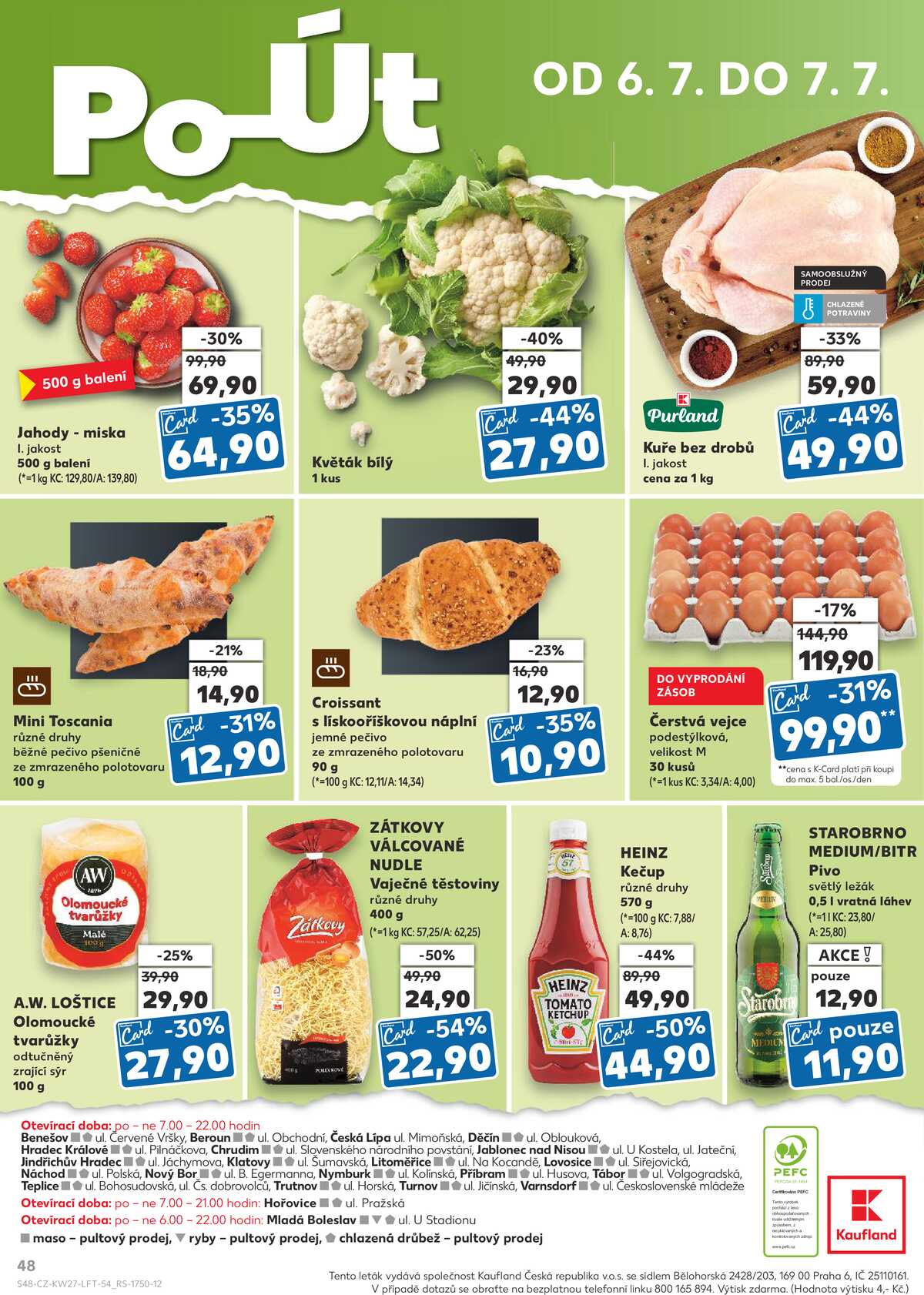 Kaufland 1.7. - 7.7. - Kaufland - Chrudim strana 48