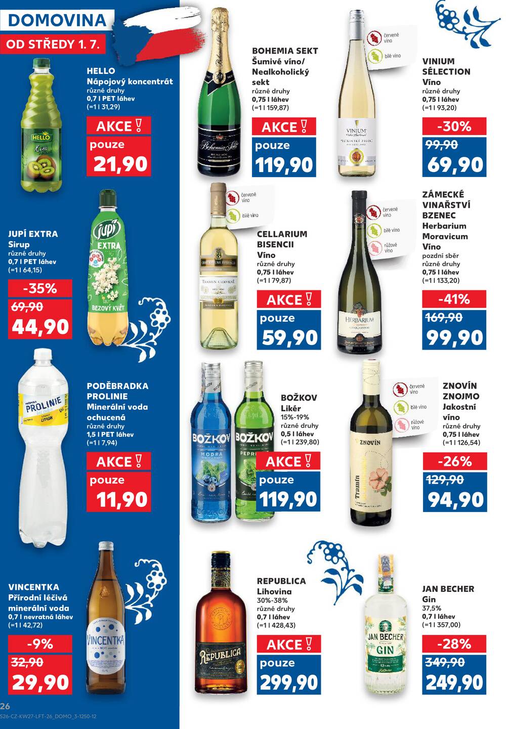 Kaufland 1.7. - 7.7. - Kaufland - Vyškov