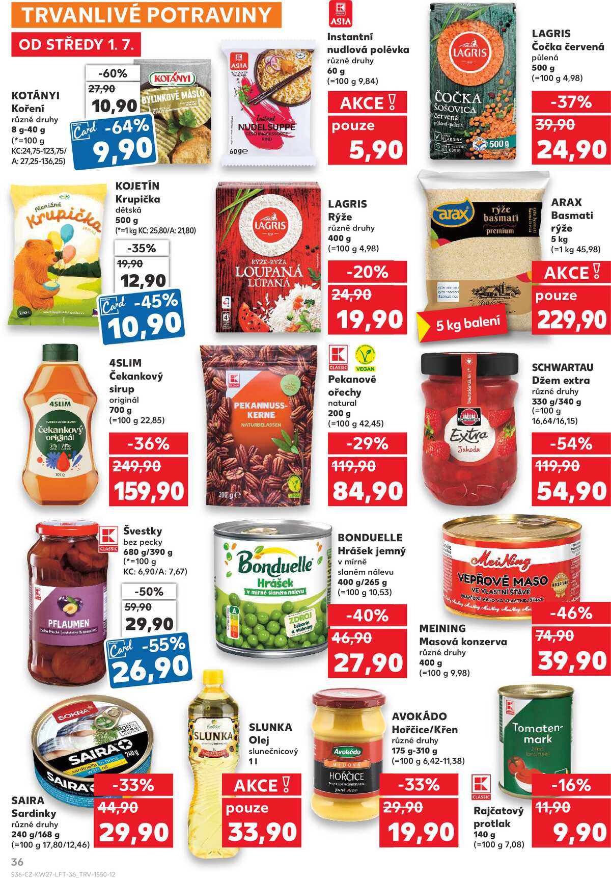 Kaufland 1.7. - 7.7. - Kaufland - Žďár nad Sázavou strana 36