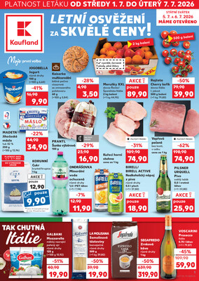Leták Kaufland 1.7. - 7.7. - Kaufland - Bruntál