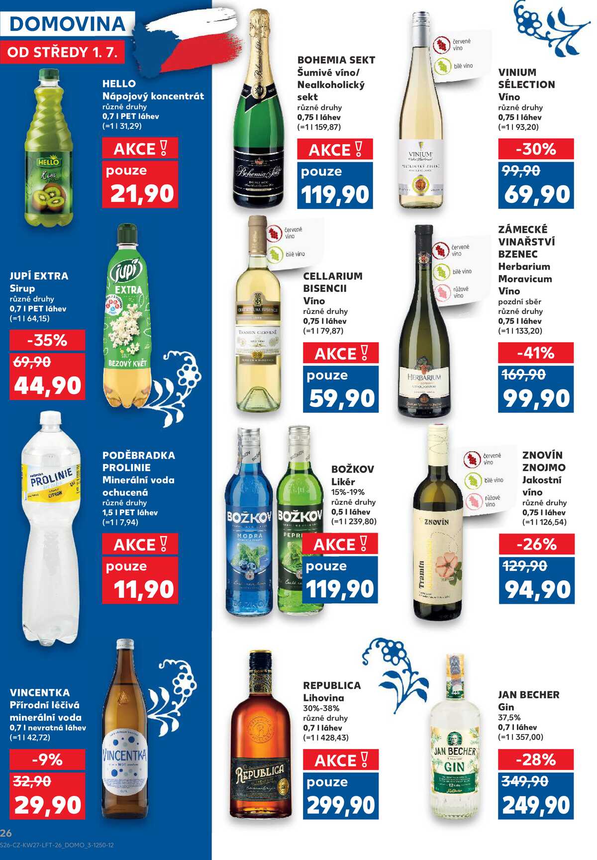 Kaufland 1.7. - 7.7. - Kaufland - Frýdek Místek strana 26