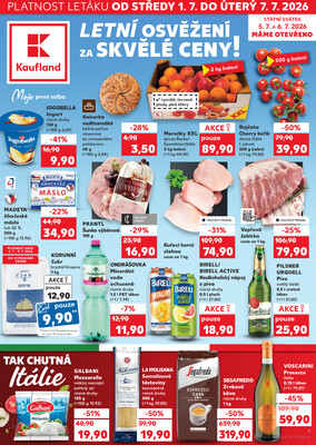 Leták Kaufland 1.7. - 7.7. - Kaufland - Ostrava - Zábřeh