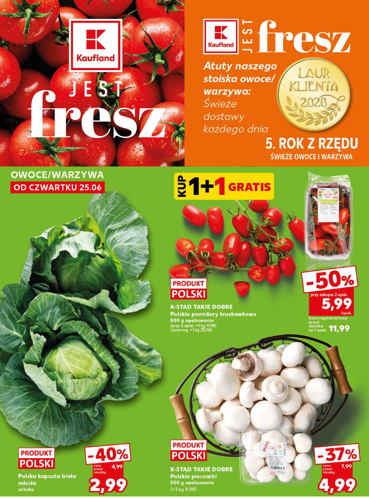 Leták Kaufland Polsko 29.6.-1.7.2026 - Silný start strana 4