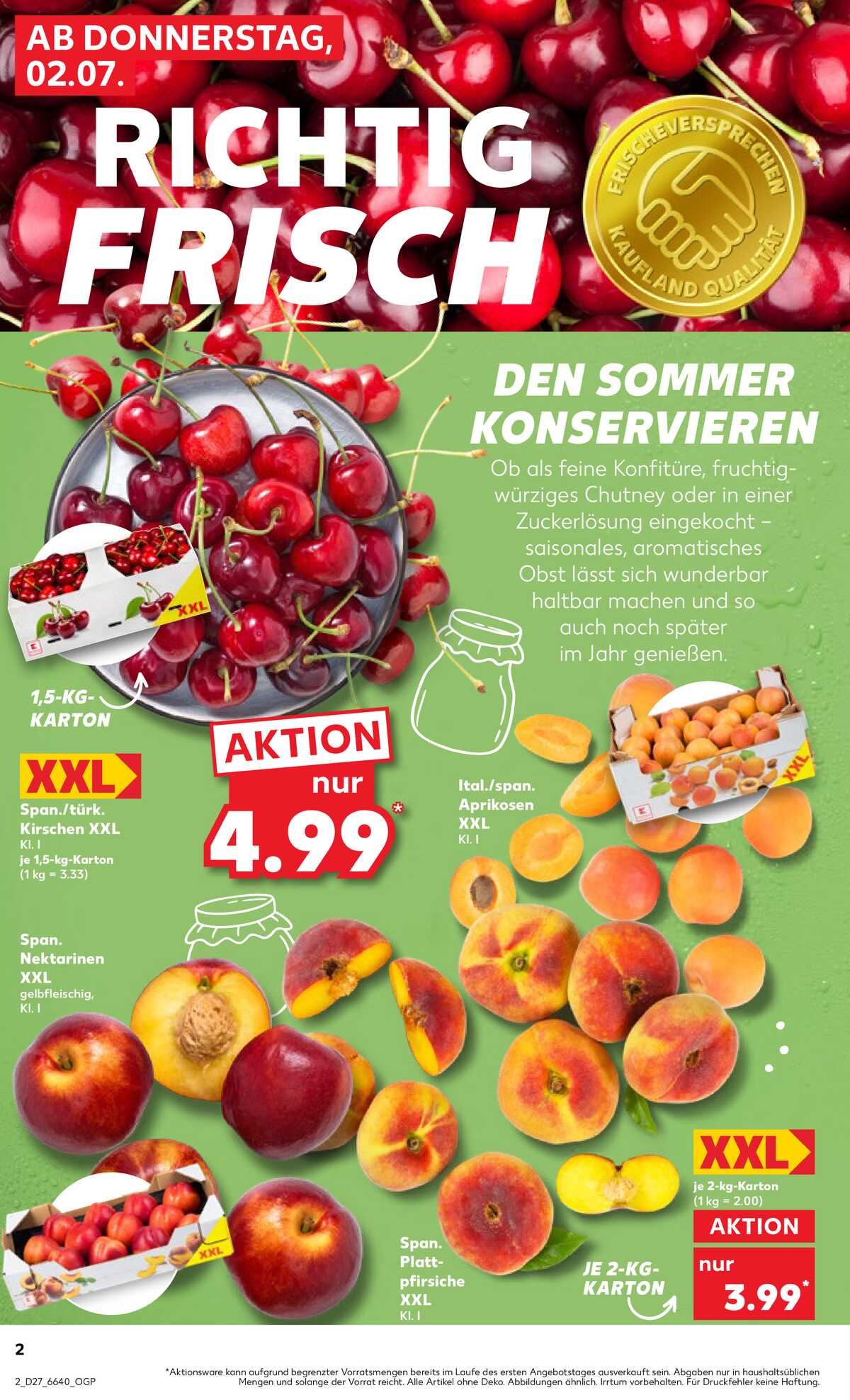Leták Kaufland Německo 2.7.-8.7.2026 strana 2