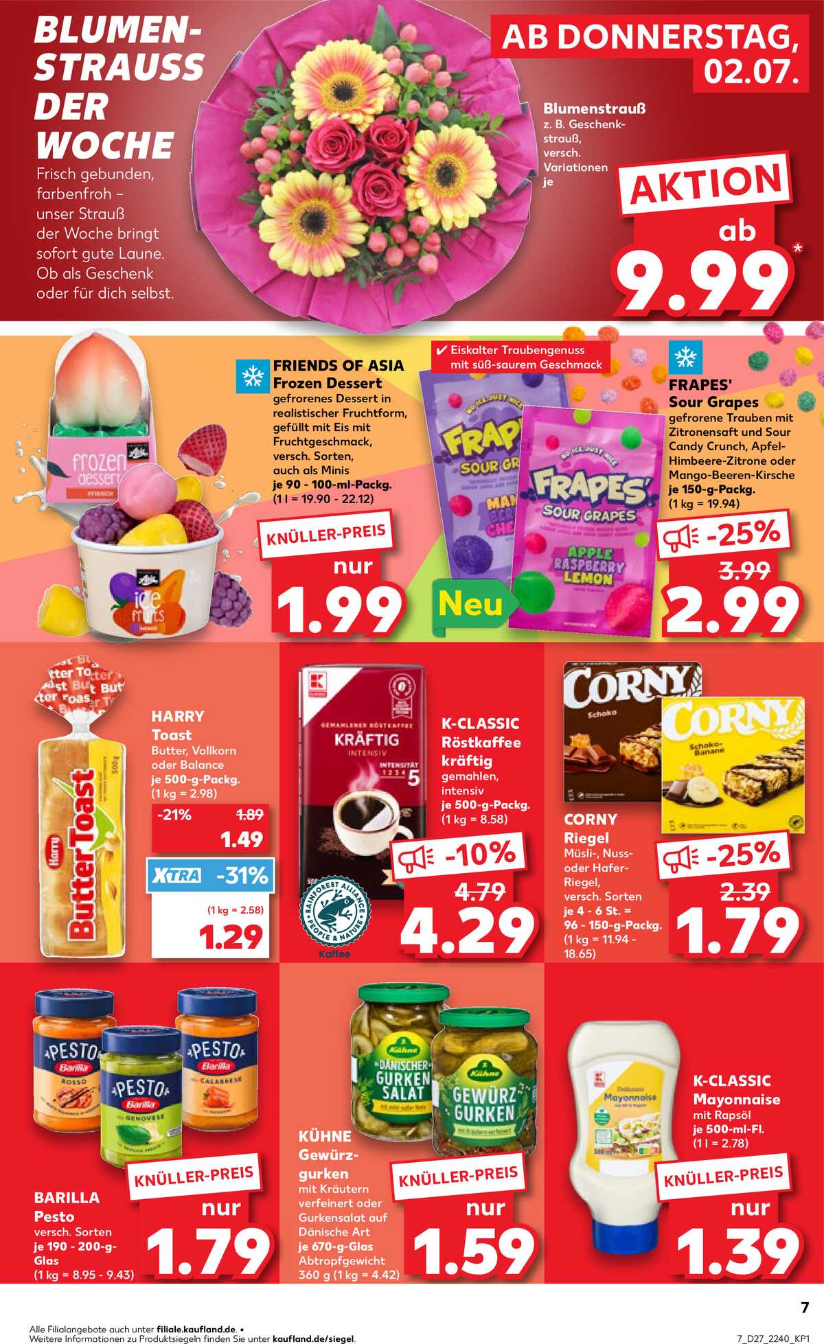Leták Kaufland Německo 2.7.-8.7.2026 strana 7