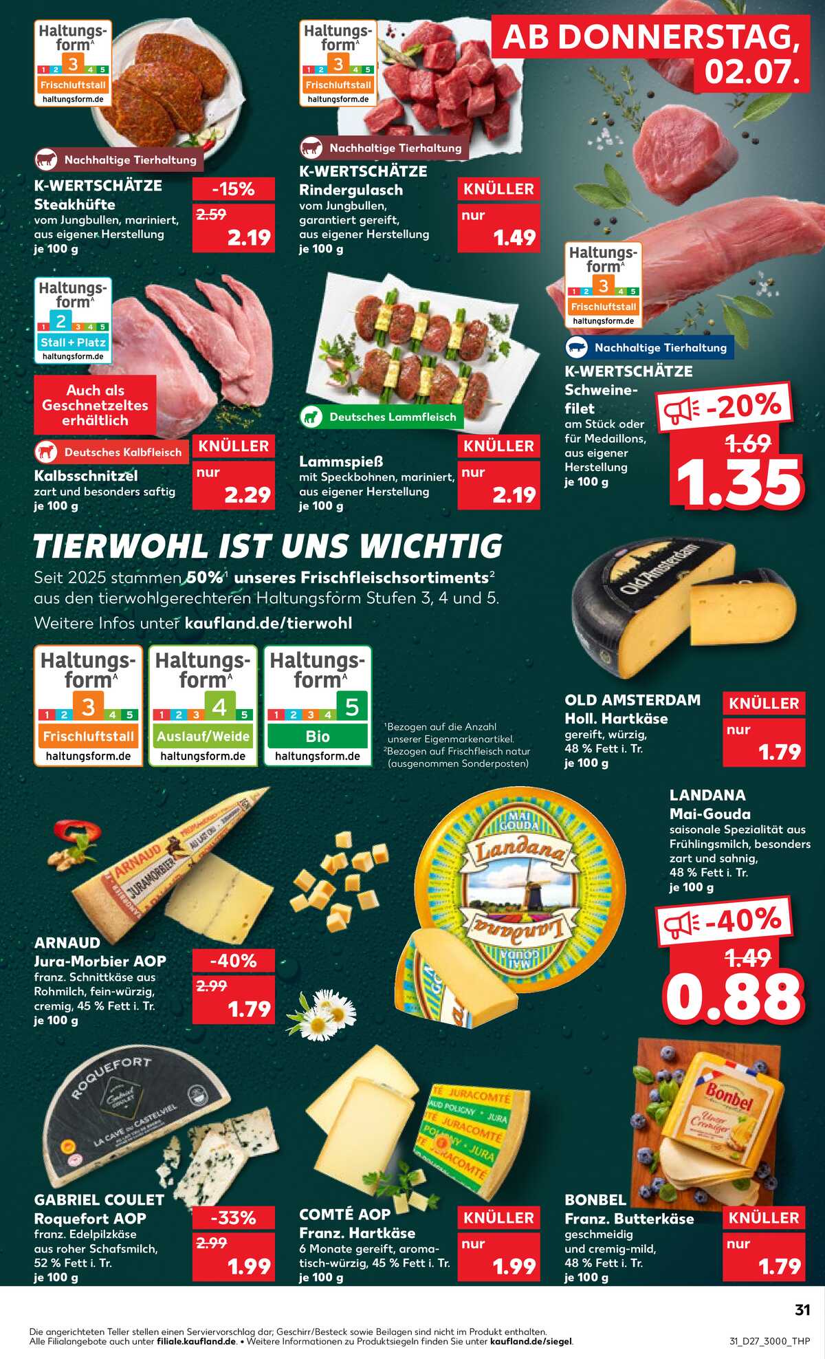 Leták Kaufland Německo 2.7.-8.7.2026 strana 31