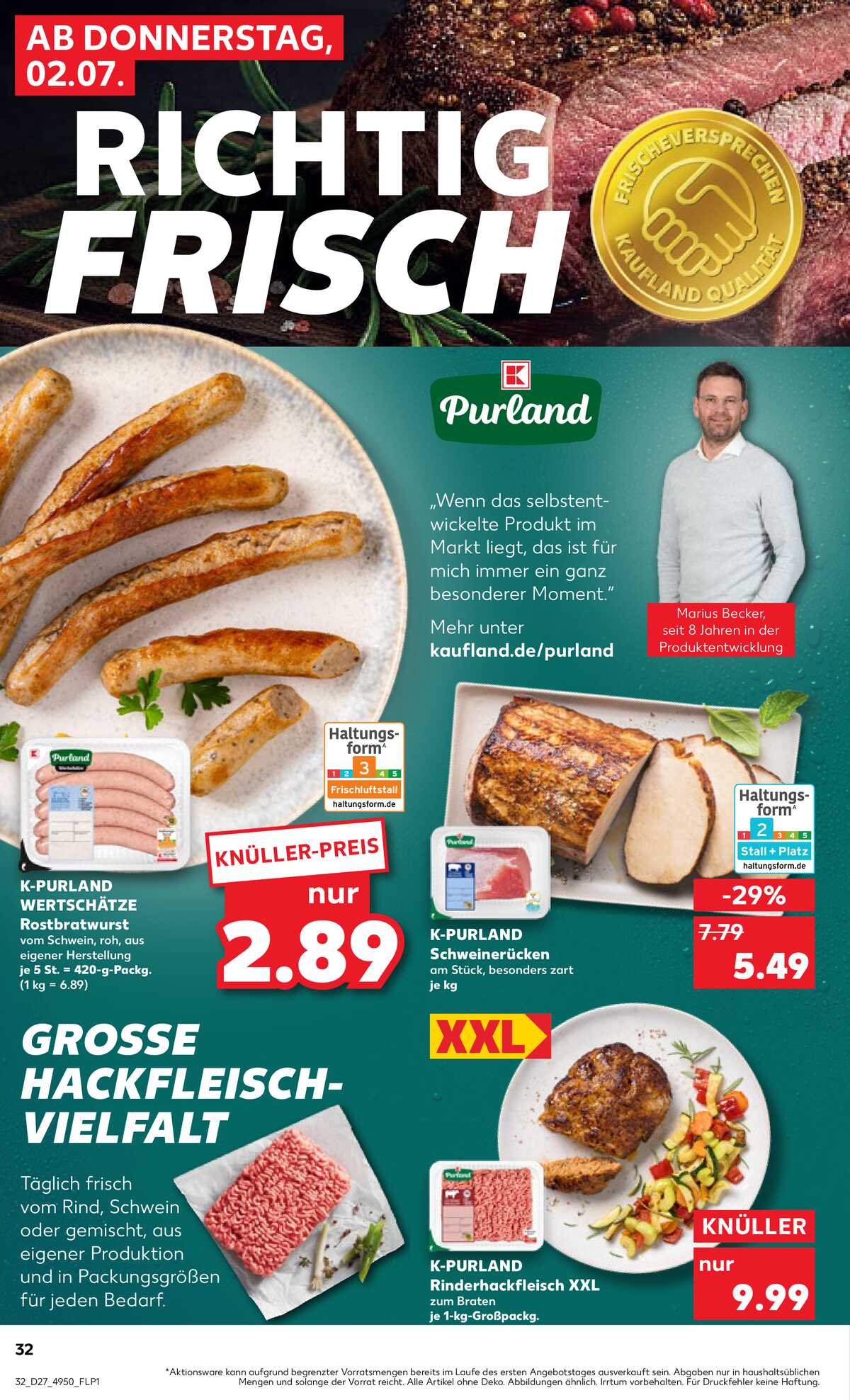 Leták Kaufland Německo 2.7.-8.7.2026 strana 32