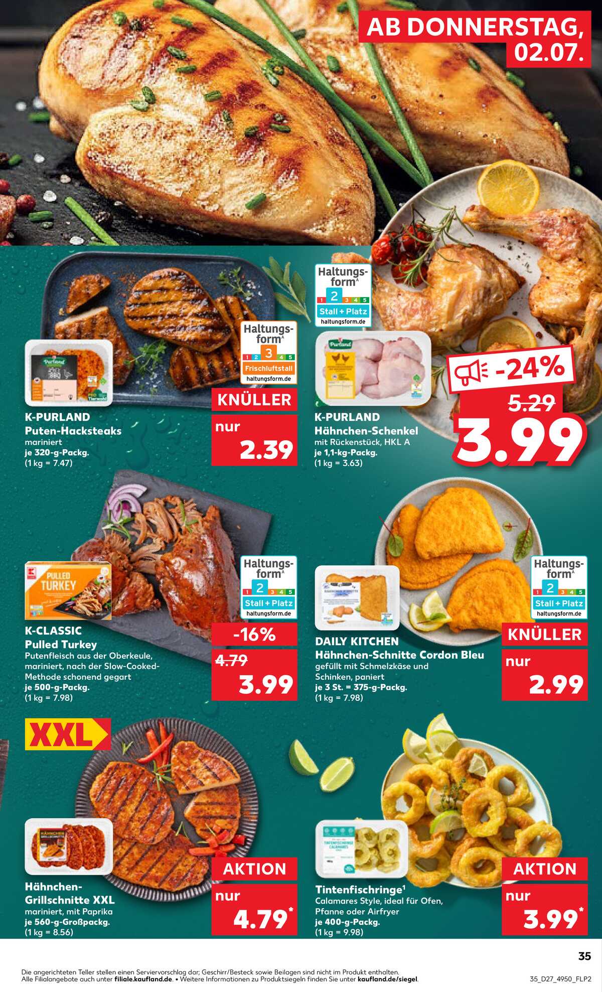 Leták Kaufland Německo 2.7.-8.7.2026 strana 35