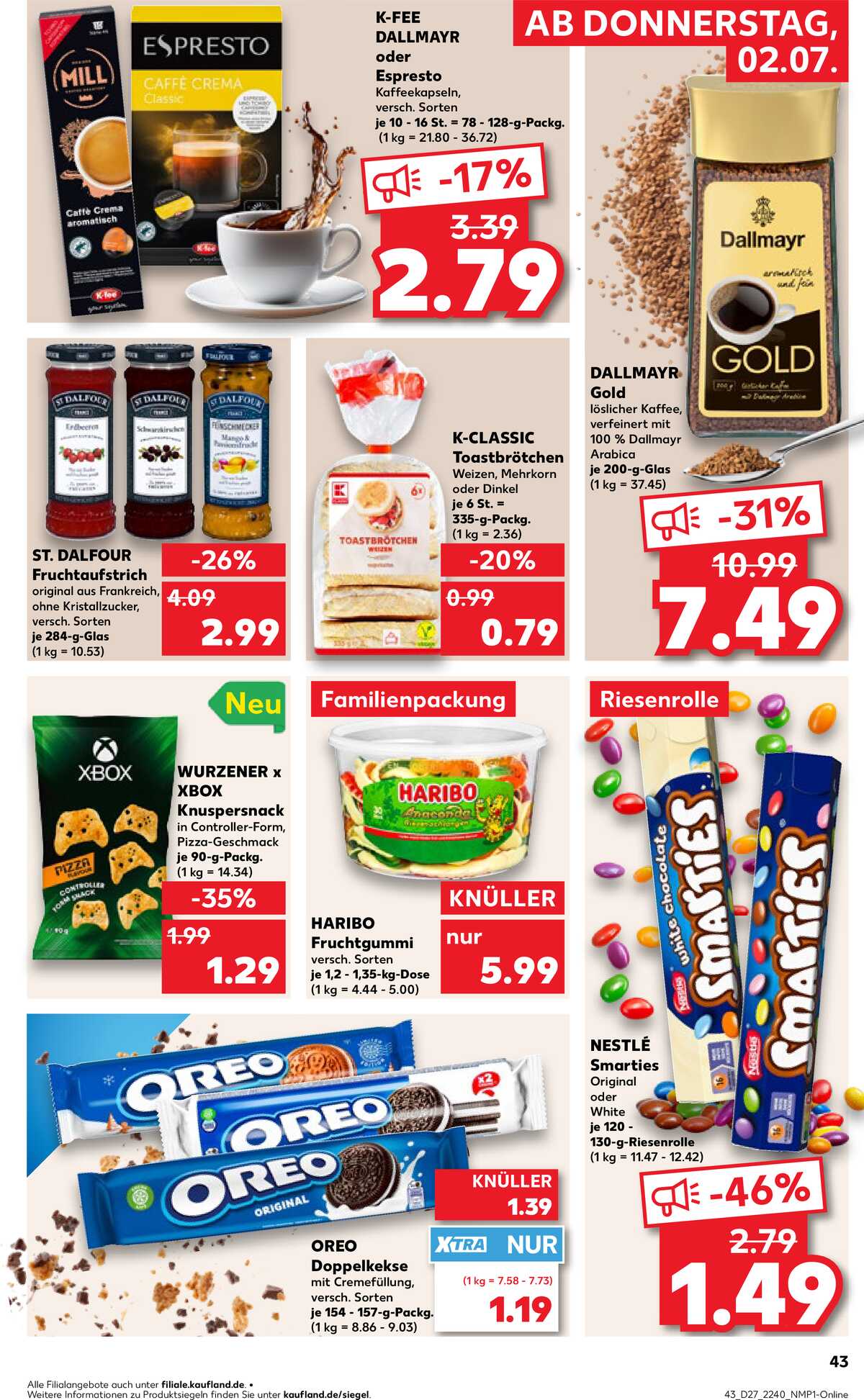 Leták Kaufland Německo 2.7.-8.7.2026 strana 41