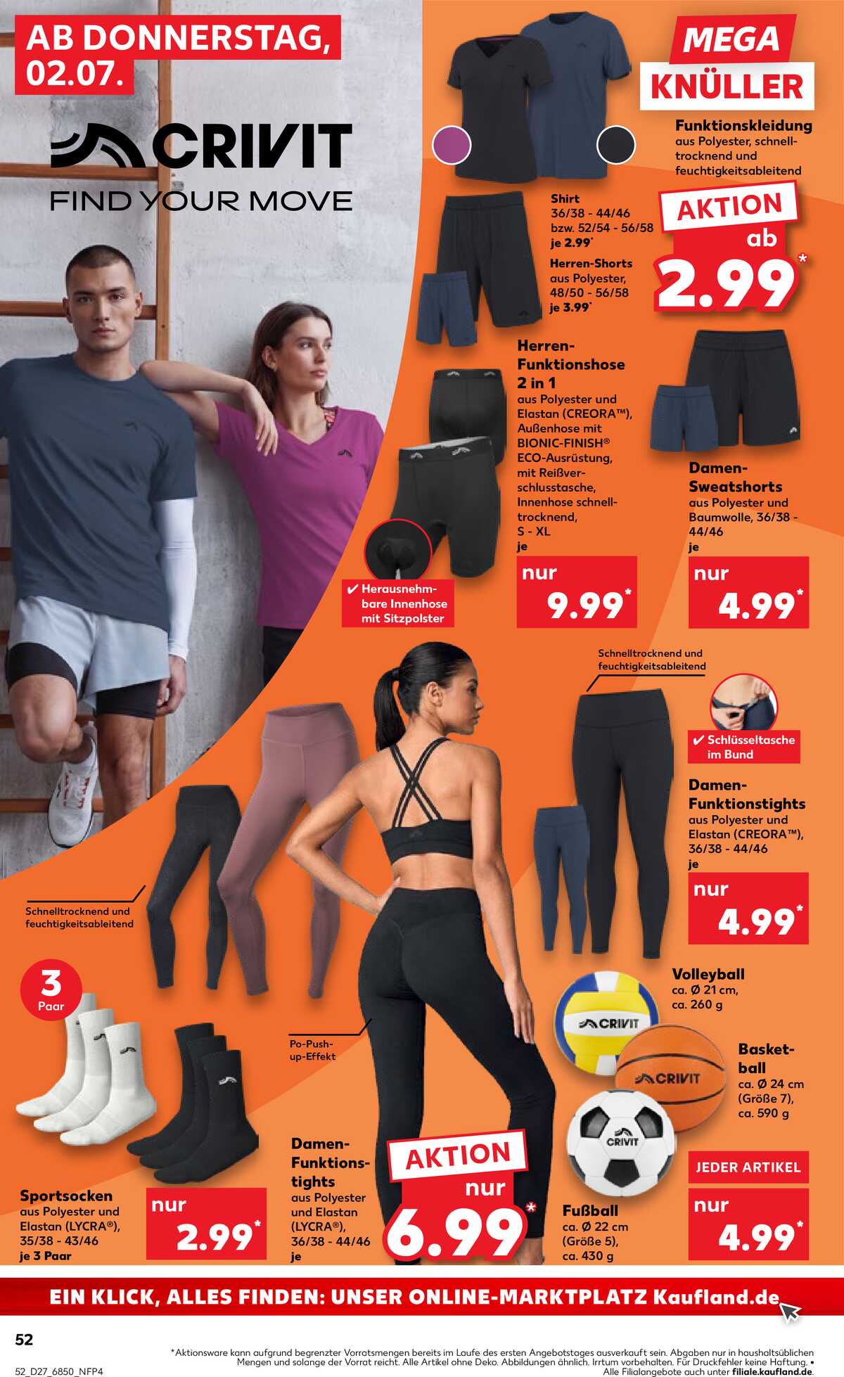 Leták Kaufland Německo 2.7.-8.7.2026 strana 52