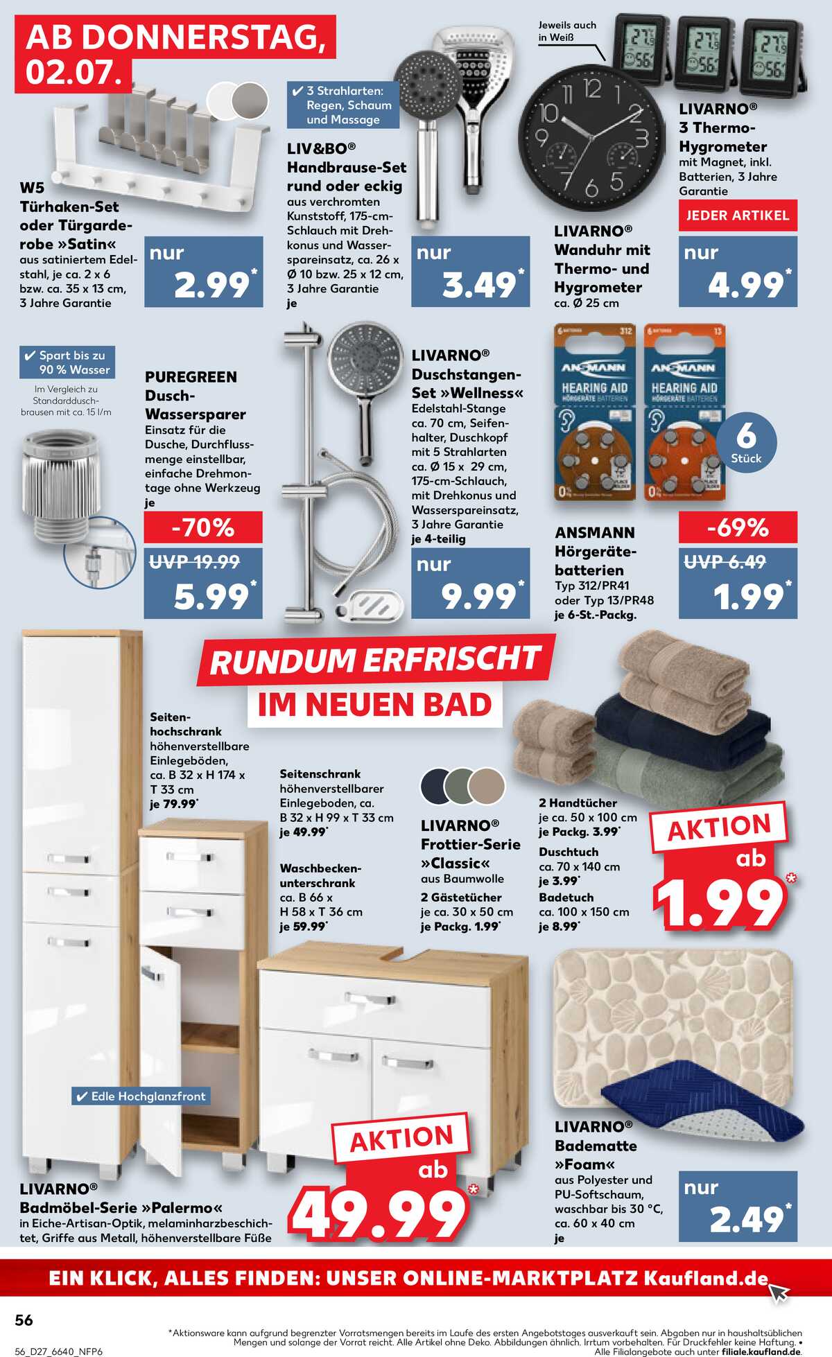 Leták Kaufland Německo 2.7.-8.7.2026 strana 56