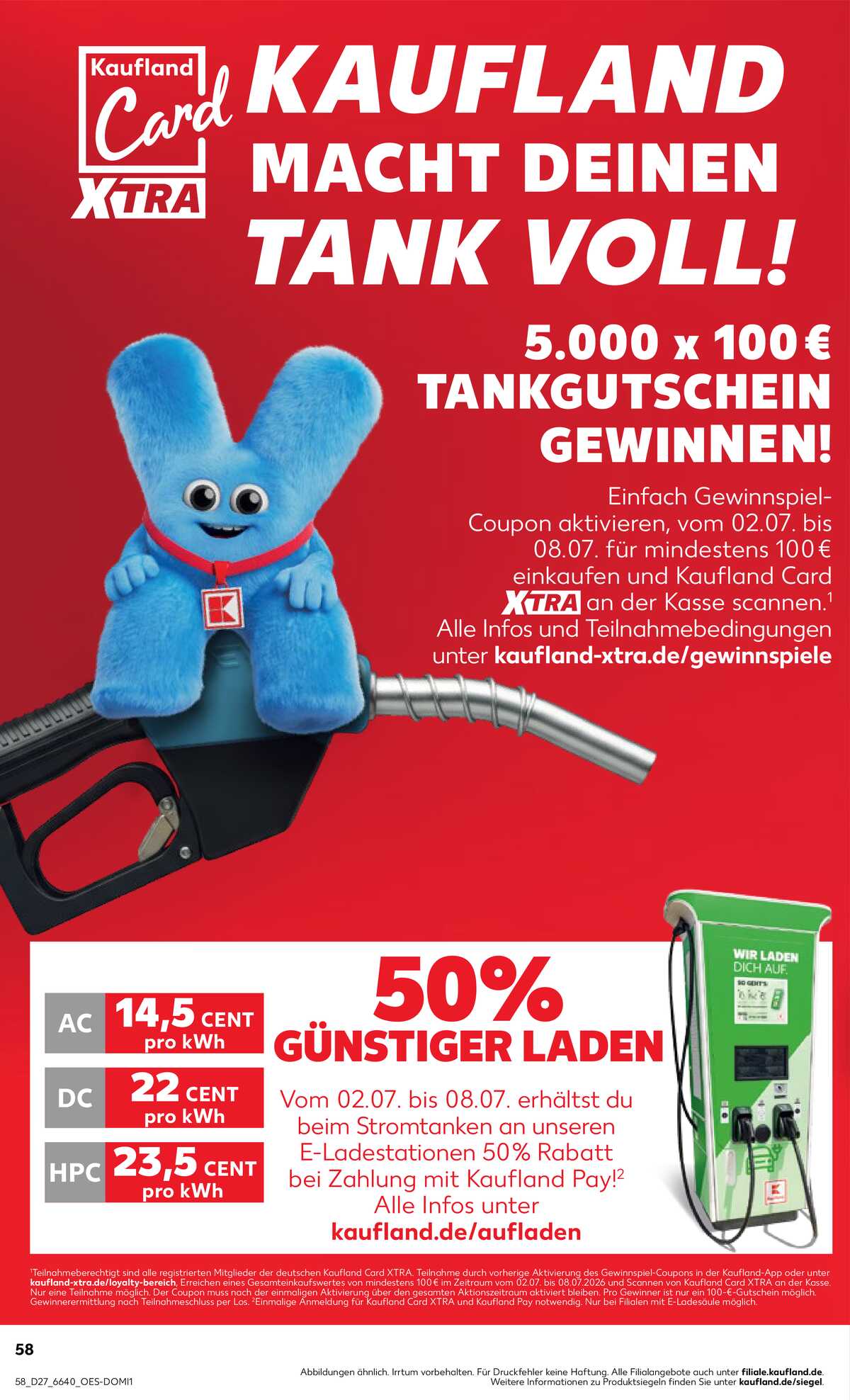 Leták Kaufland Německo 2.7.-8.7.2026 strana 58