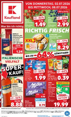 Leták Kaufland Německo 2.7.-8.7.2026