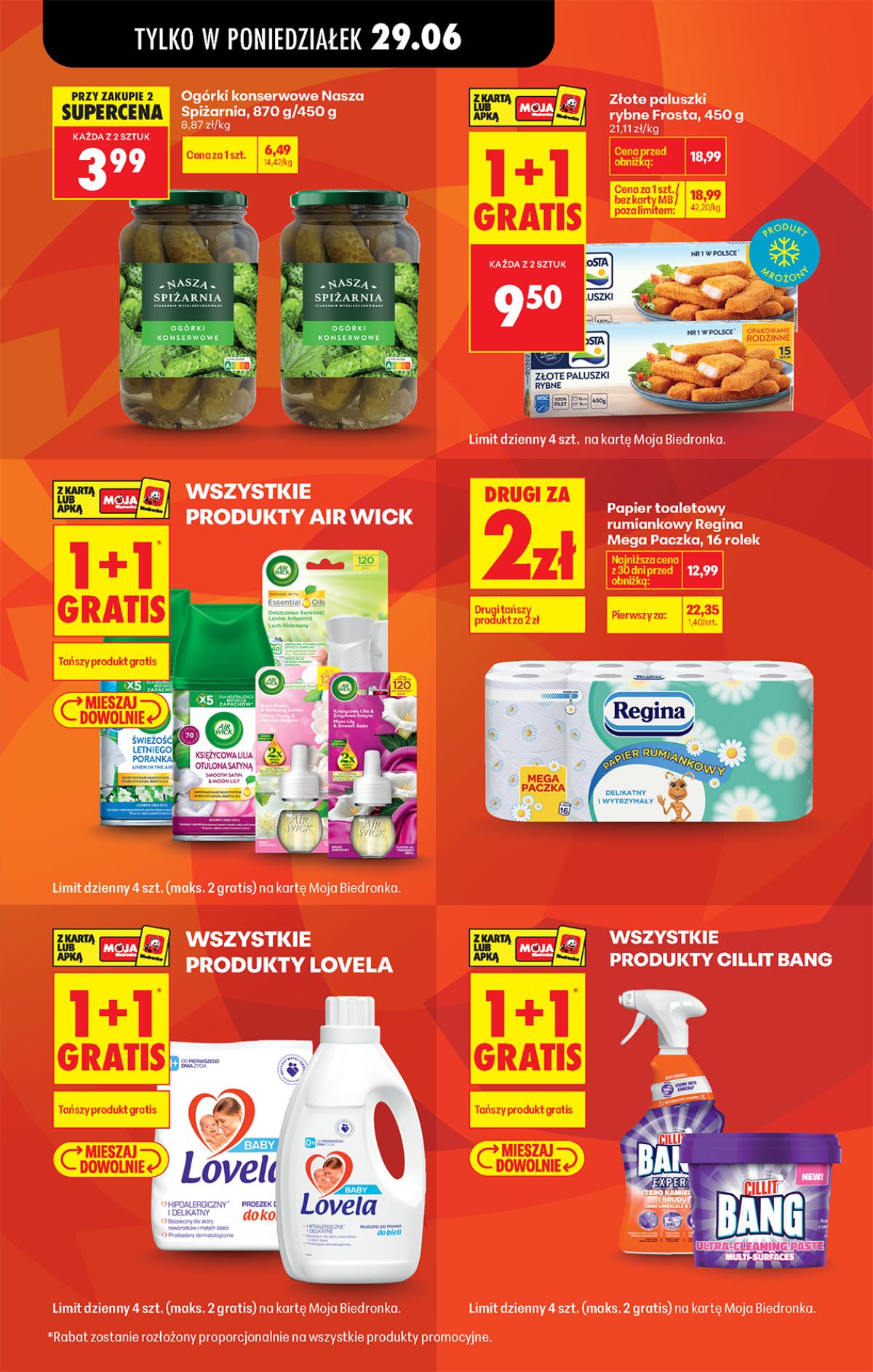 Leták Biedronka Polsko 29.6.-5.7.2026 strana 3