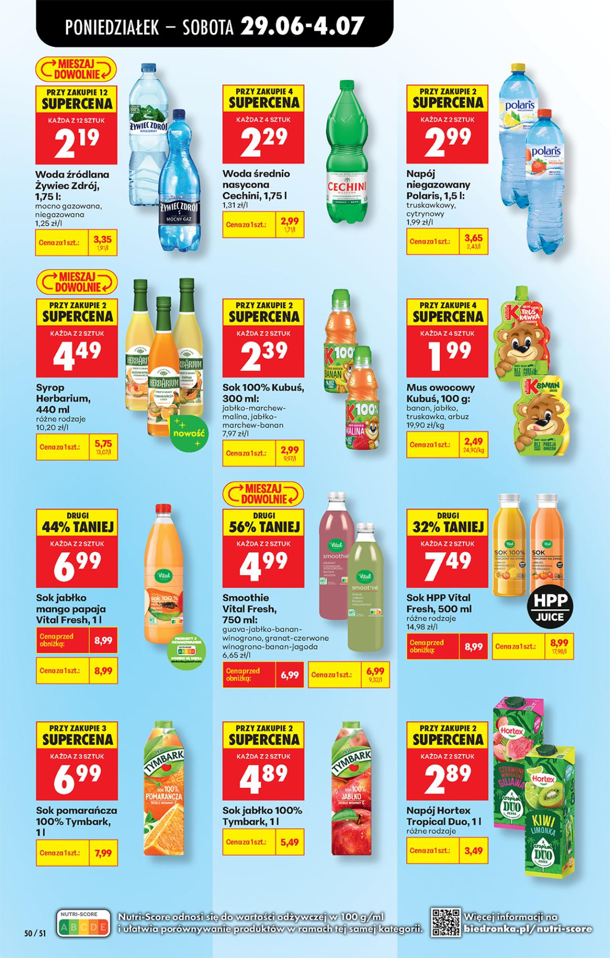 Leták Biedronka Polsko 29.6.-5.7.2026 strana 68