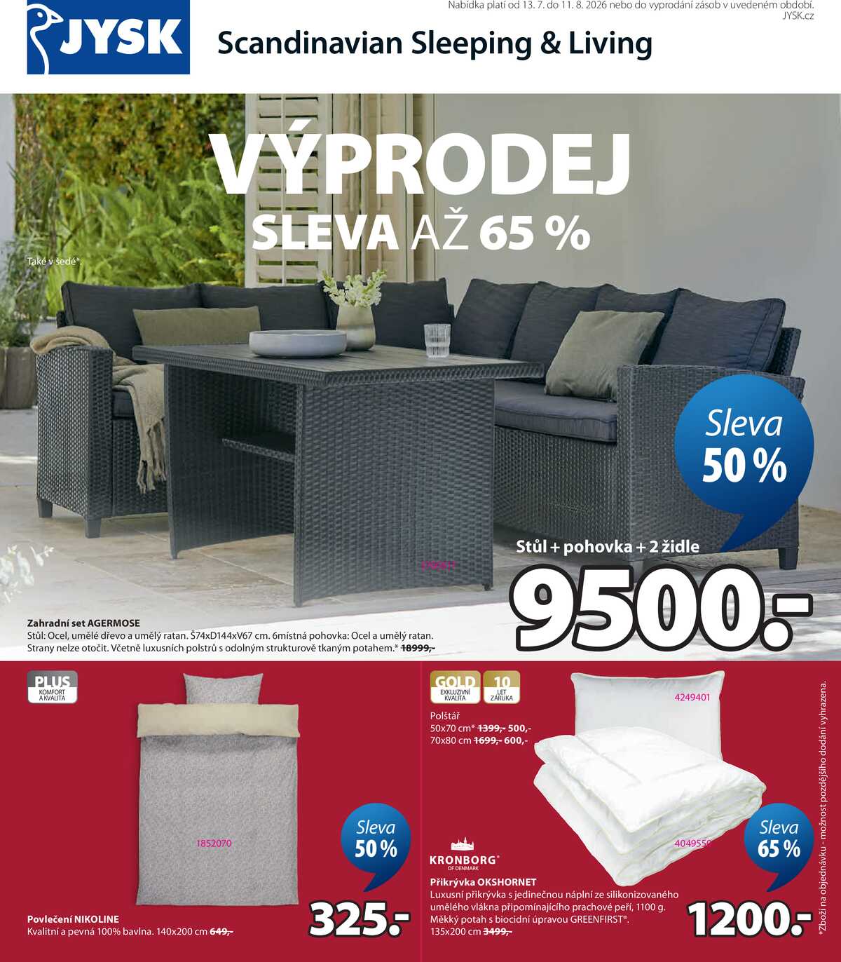 Jysk od 13.7. do 11.8.2026 strana 1