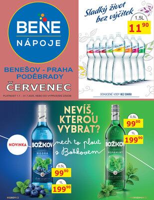 BENE NÁPOJE letáky