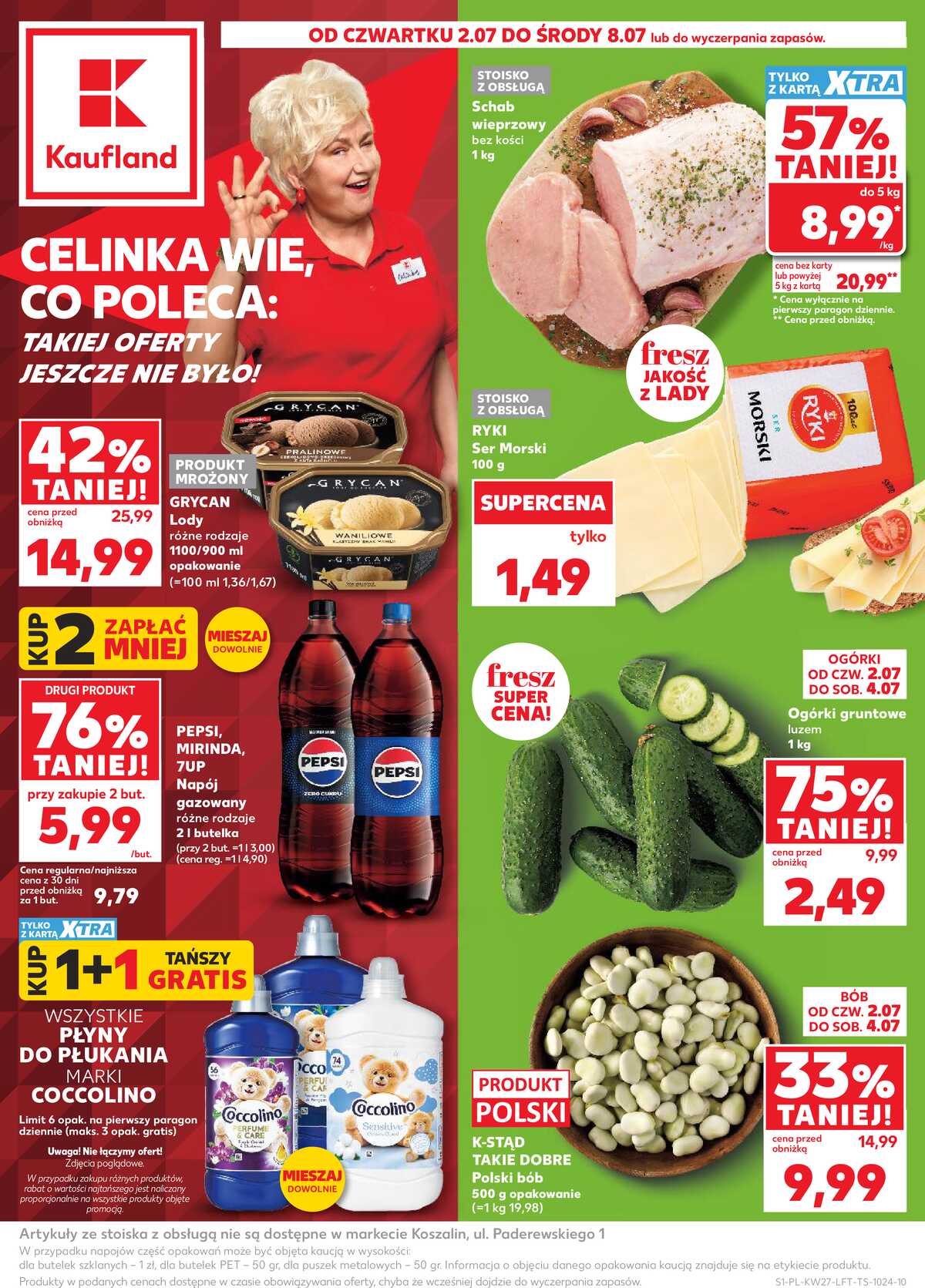 Leták Kaufland Polsko 2.7.-8.7.2026 - Týdenní zpravodaj strana 1