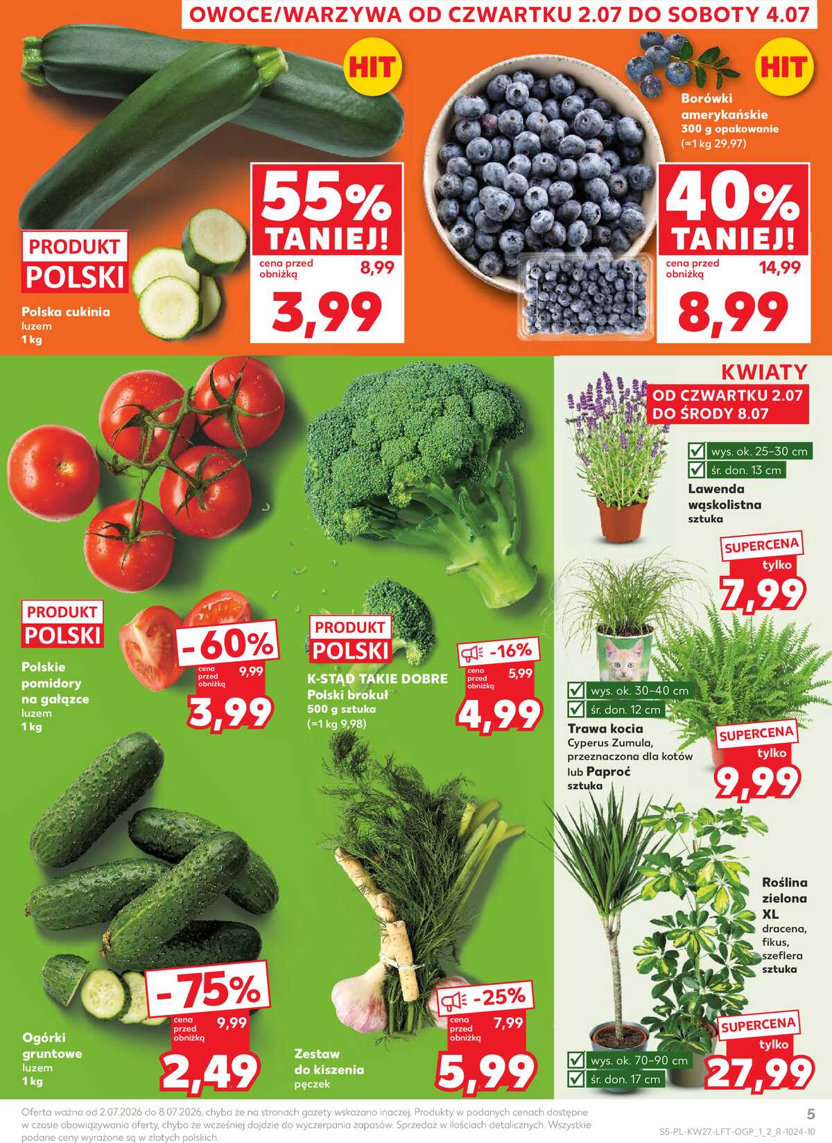 Leták Kaufland Polsko 2.7.-8.7.2026 - Týdenní zpravodaj strana 5