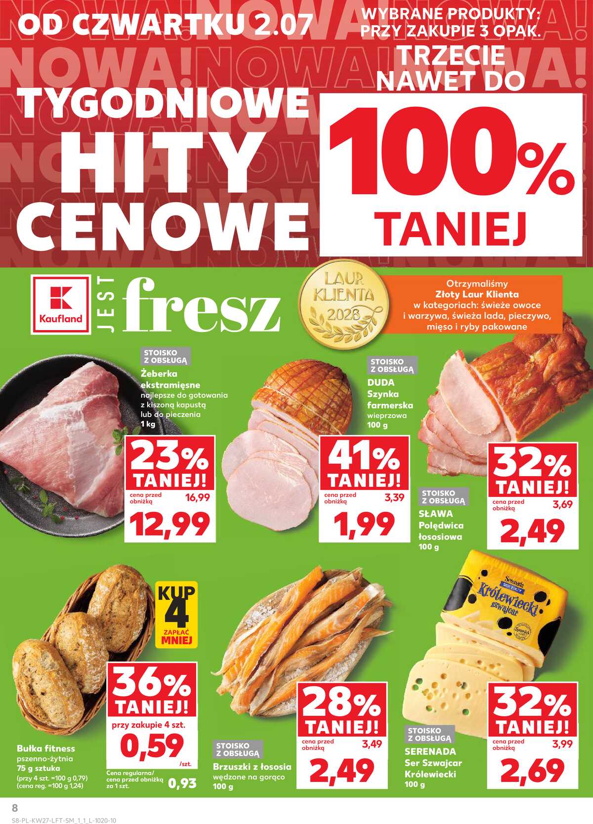 Leták Kaufland Polsko 2.7.-8.7.2026 - Týdenní zpravodaj strana 8