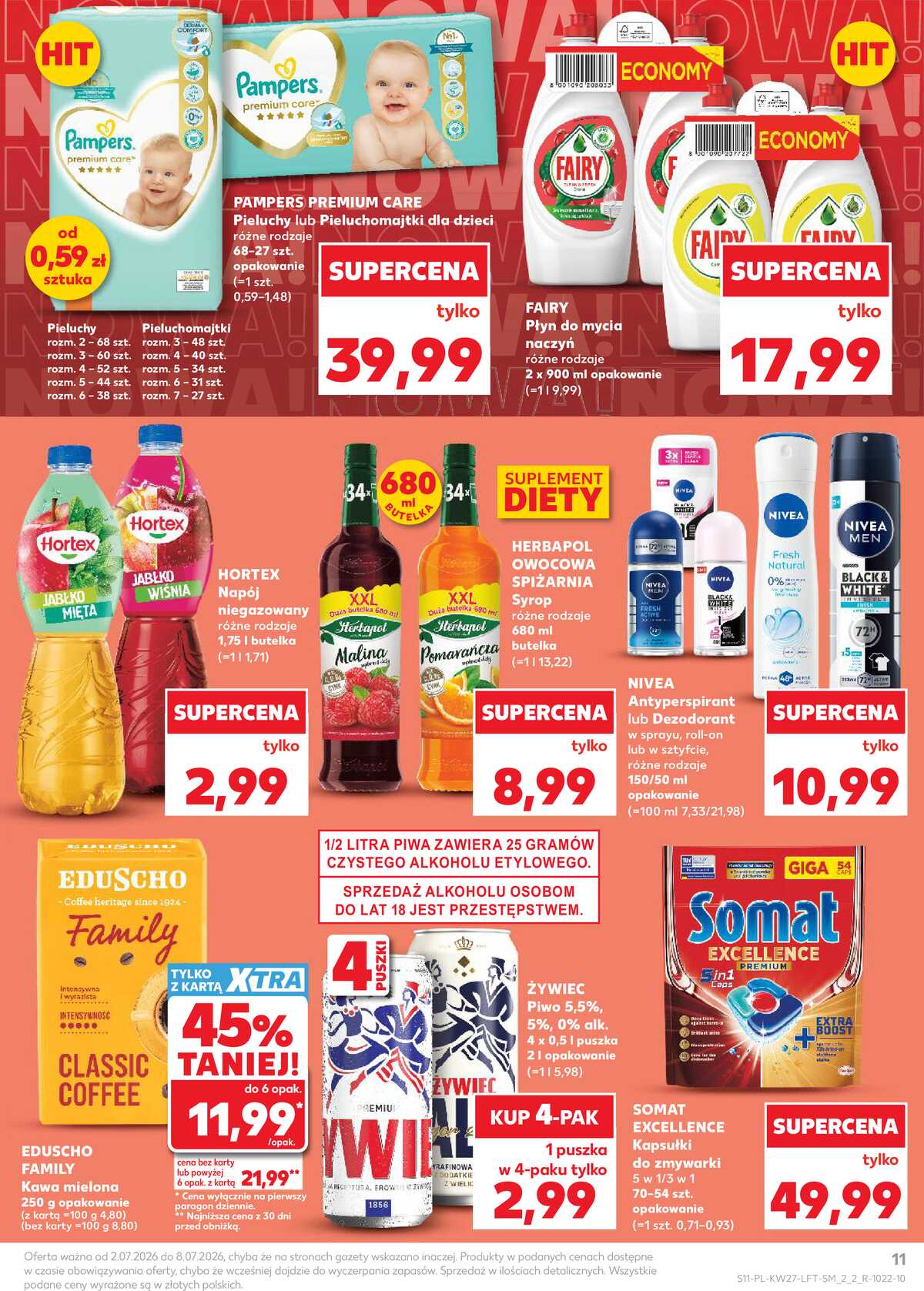 Leták Kaufland Polsko 2.7.-8.7.2026 - Týdenní zpravodaj strana 11