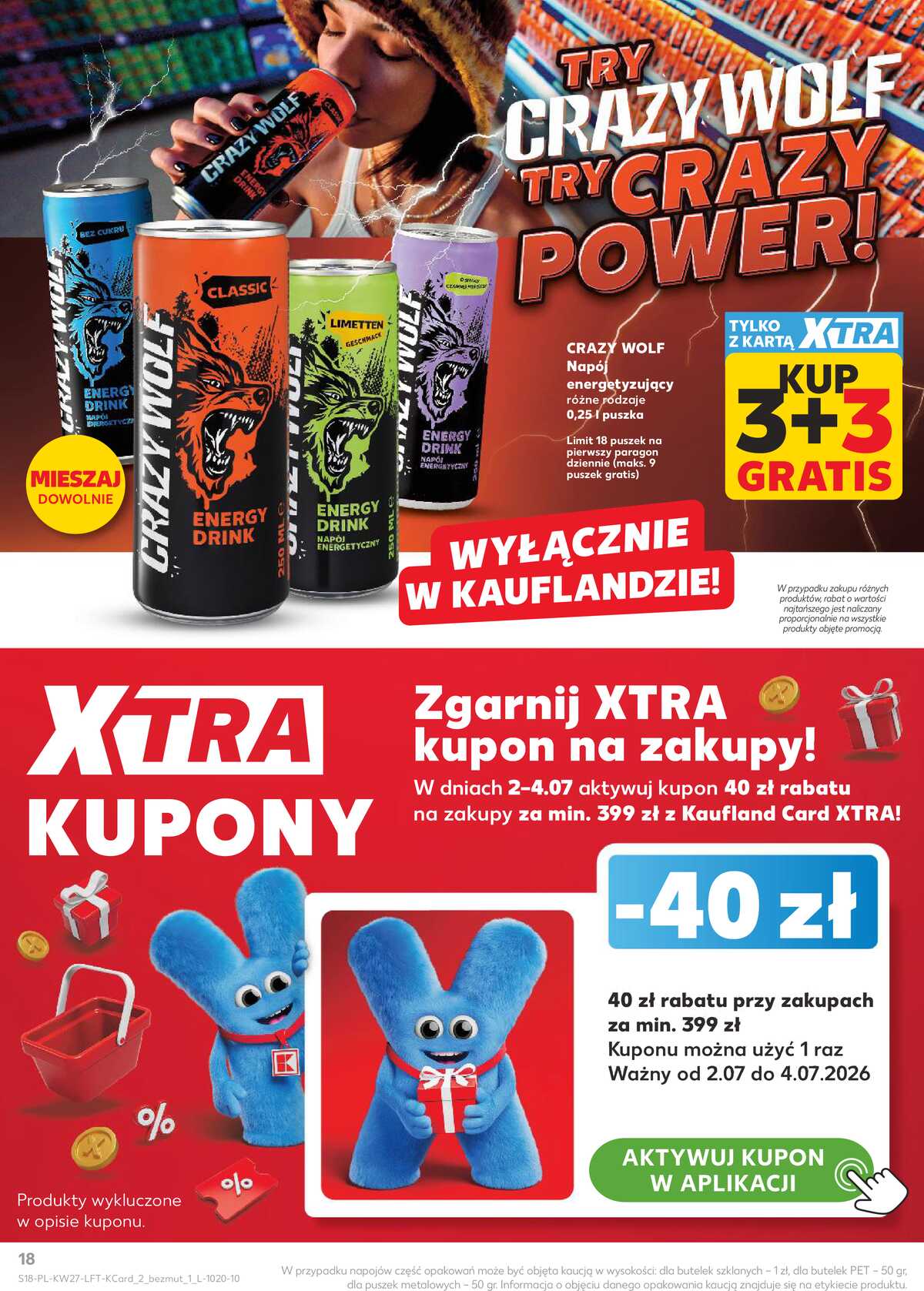 Leták Kaufland Polsko 2.7.-8.7.2026 - Týdenní zpravodaj strana 18