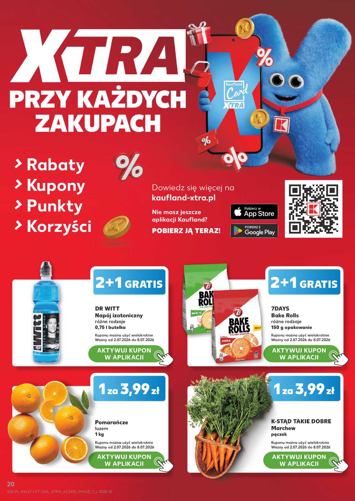 Leták Kaufland Polsko 2.7.-8.7.2026 - Týdenní zpravodaj strana 20