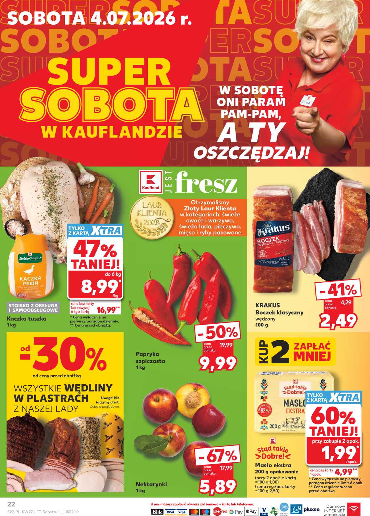 Leták Kaufland Polsko 2.7.-8.7.2026 - Týdenní zpravodaj strana 22