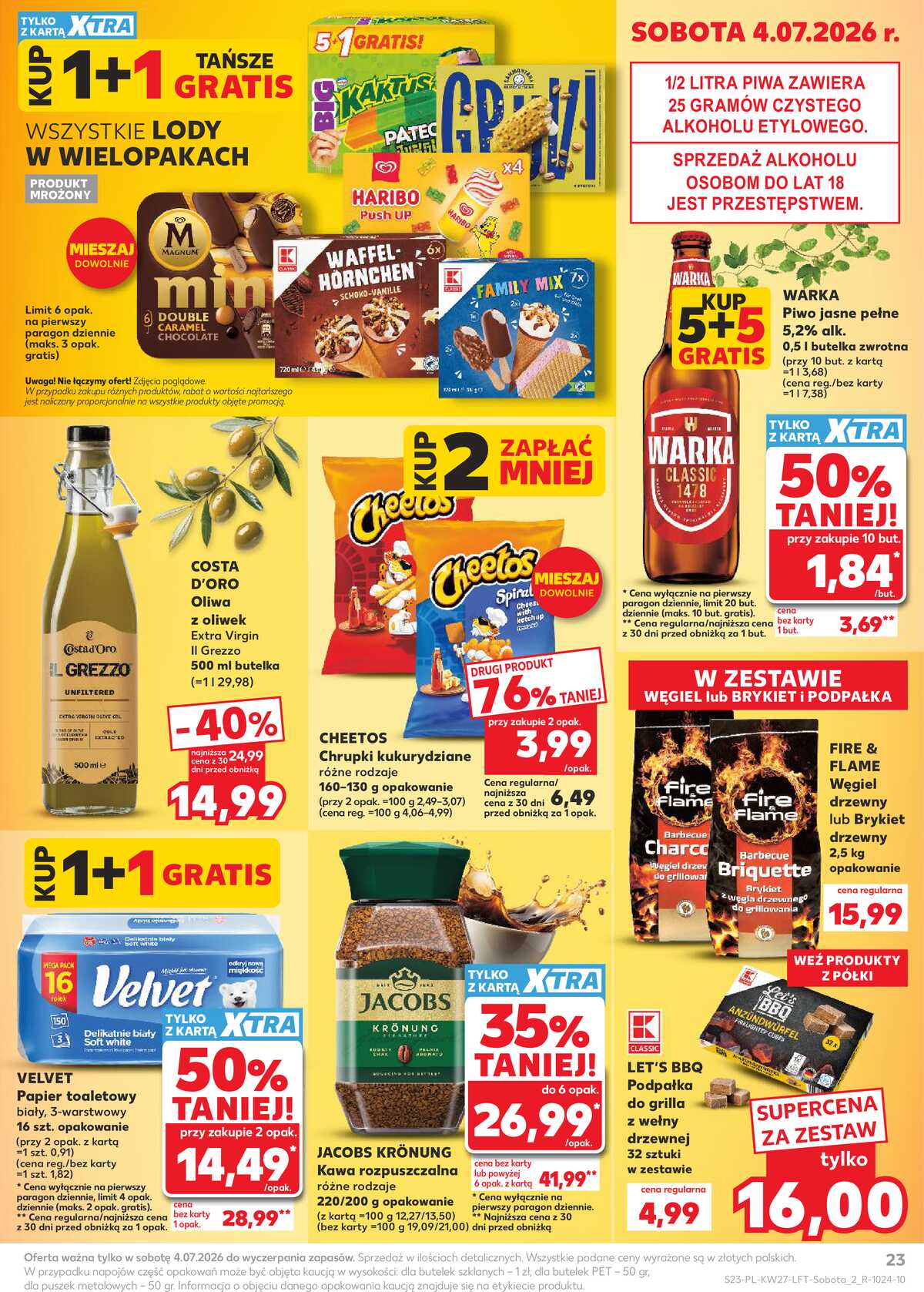 Leták Kaufland Polsko 2.7.-8.7.2026 - Týdenní zpravodaj strana 23
