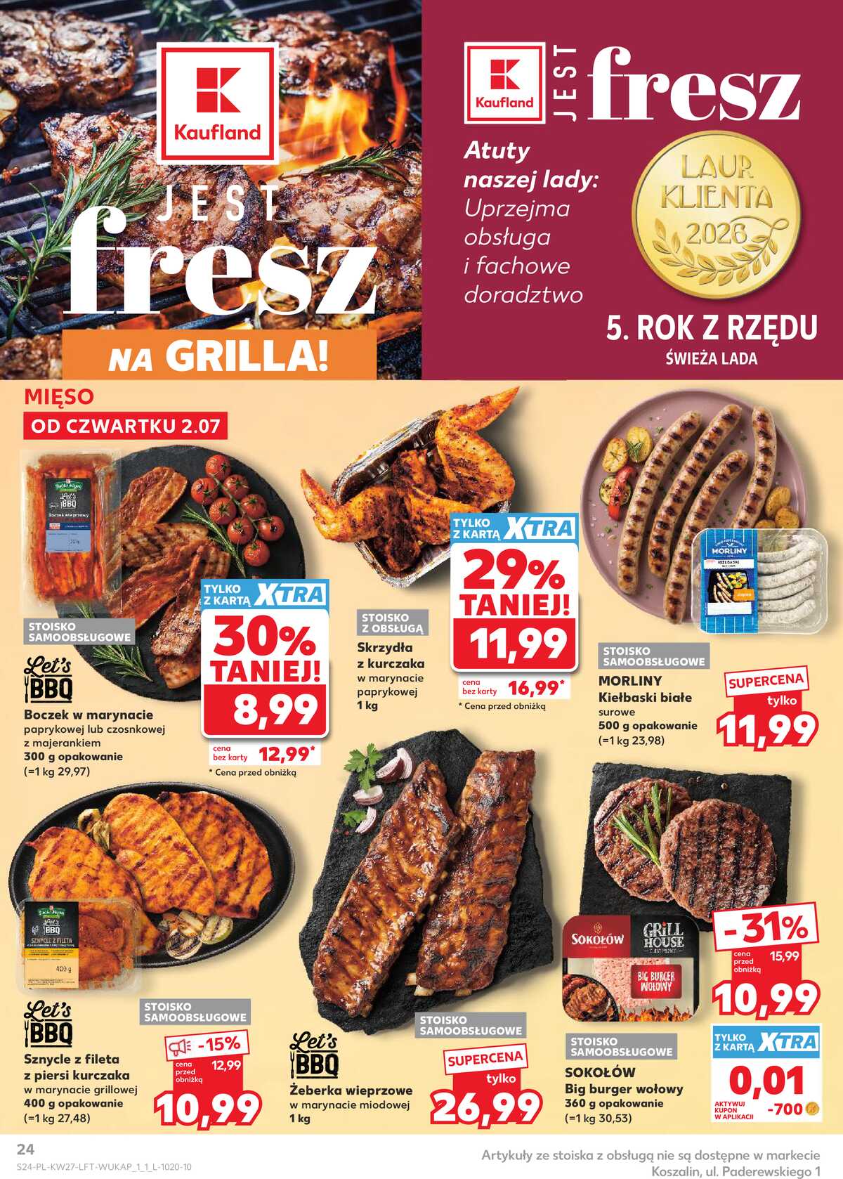 Leták Kaufland Polsko 2.7.-8.7.2026 - Týdenní zpravodaj strana 24