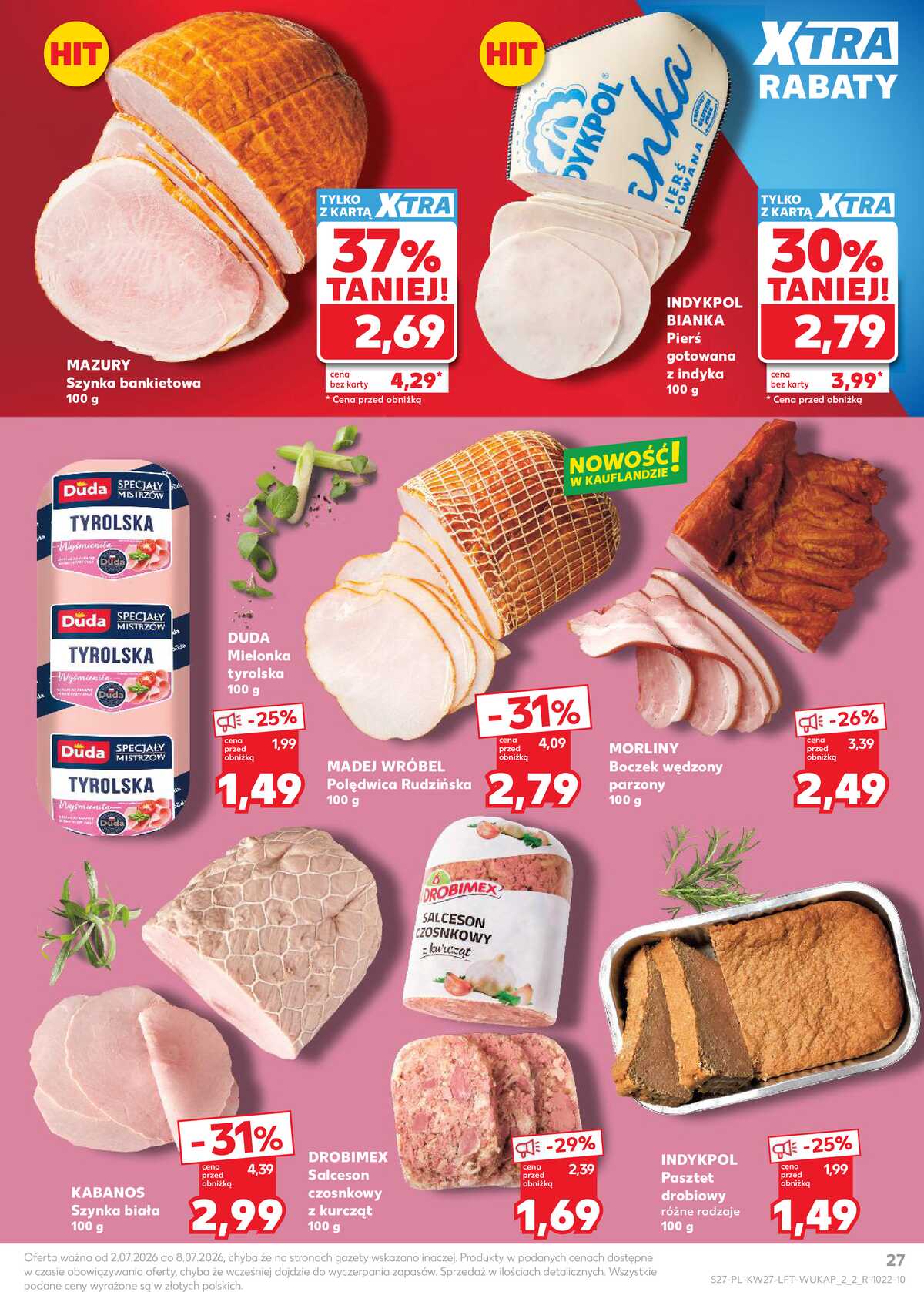 Leták Kaufland Polsko 2.7.-8.7.2026 - Týdenní zpravodaj strana 27