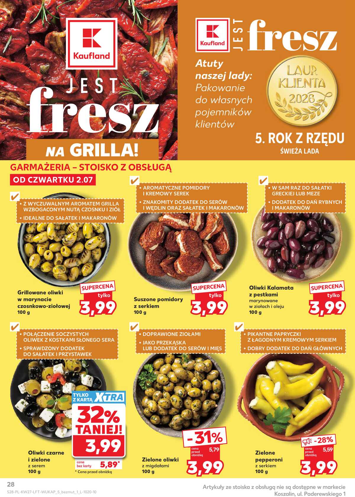 Leták Kaufland Polsko 2.7.-8.7.2026 - Týdenní zpravodaj strana 28