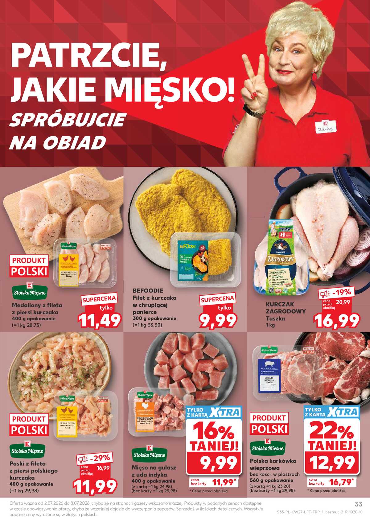 Leták Kaufland Polsko 2.7.-8.7.2026 - Týdenní zpravodaj strana 33
