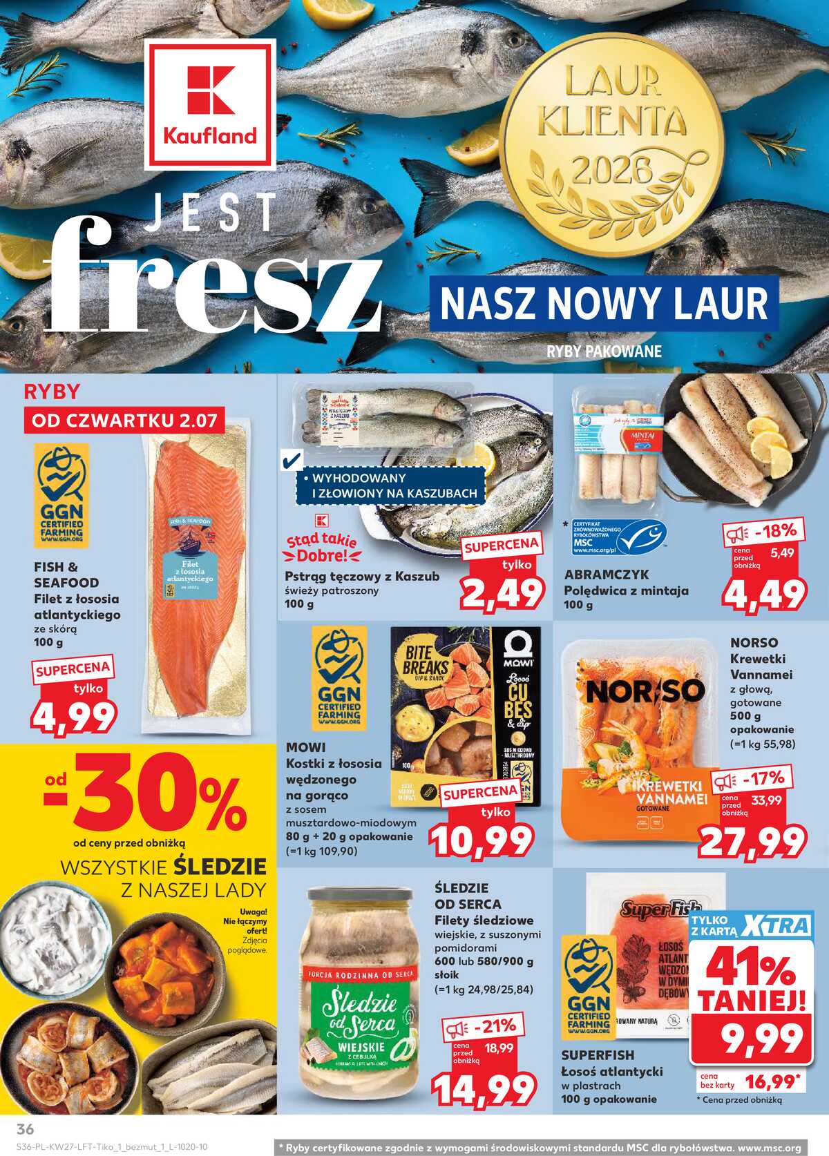 Leták Kaufland Polsko 2.7.-8.7.2026 - Týdenní zpravodaj strana 36