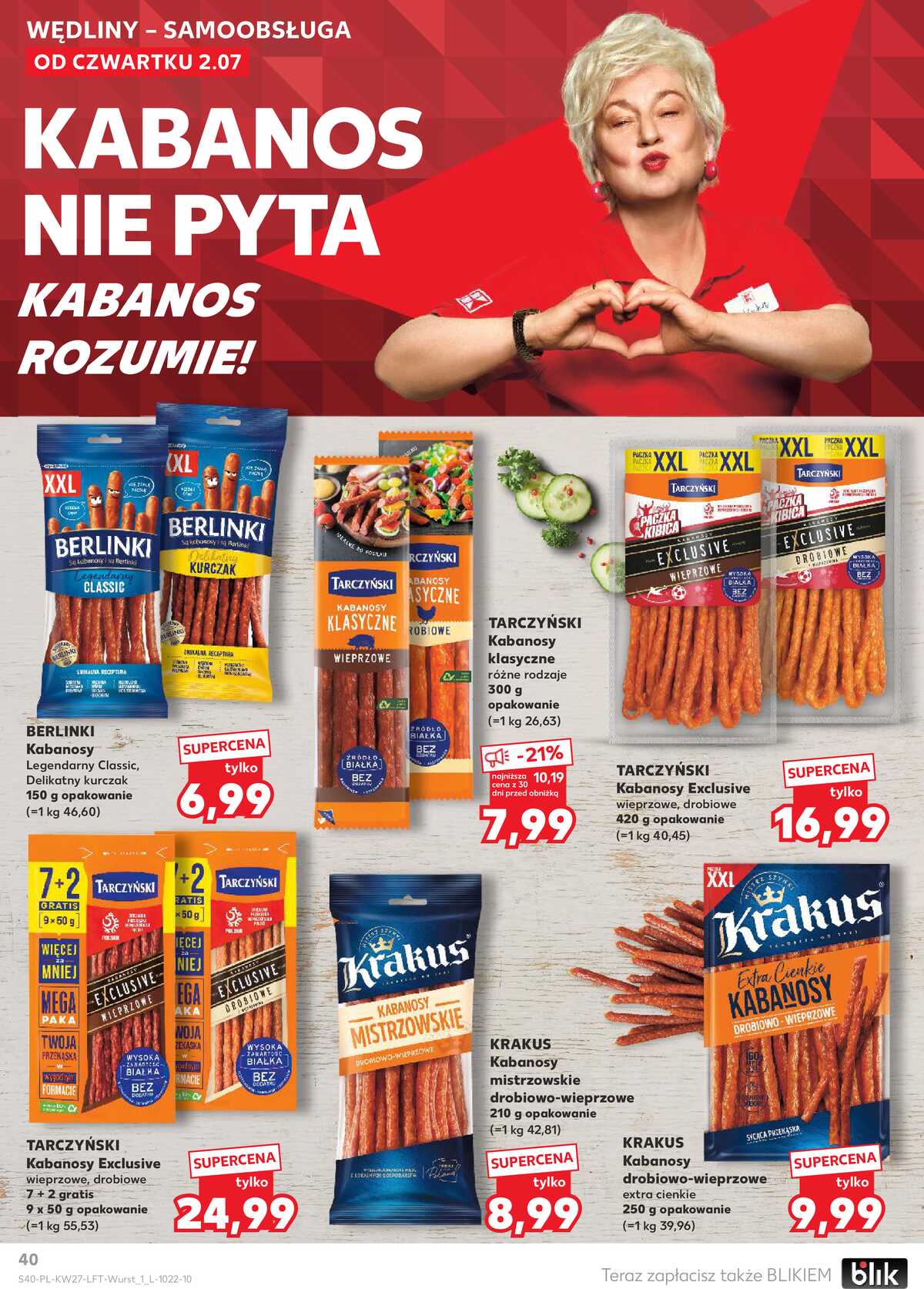 Leták Kaufland Polsko 2.7.-8.7.2026 - Týdenní zpravodaj strana 40