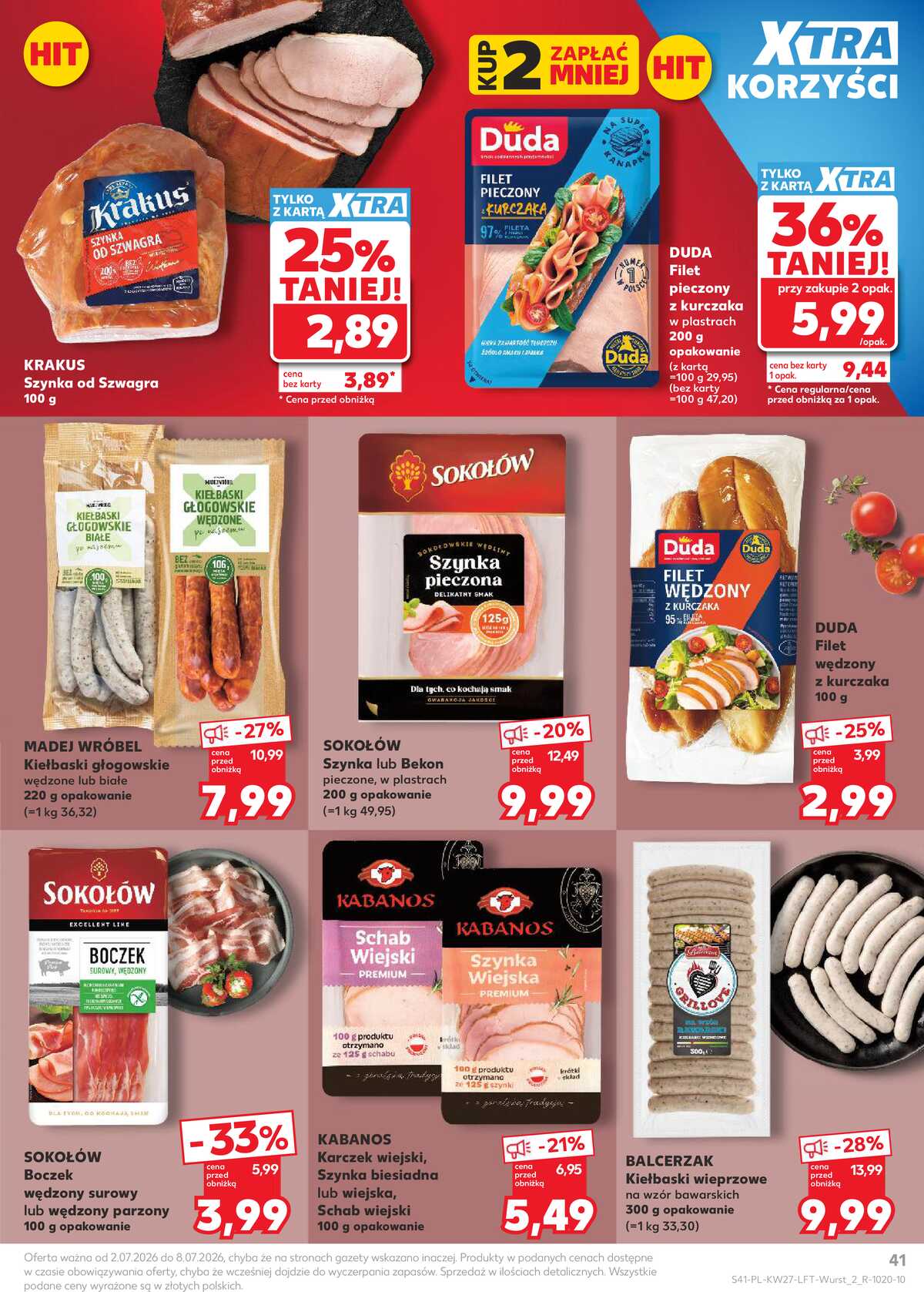 Leták Kaufland Polsko 2.7.-8.7.2026 - Týdenní zpravodaj strana 41