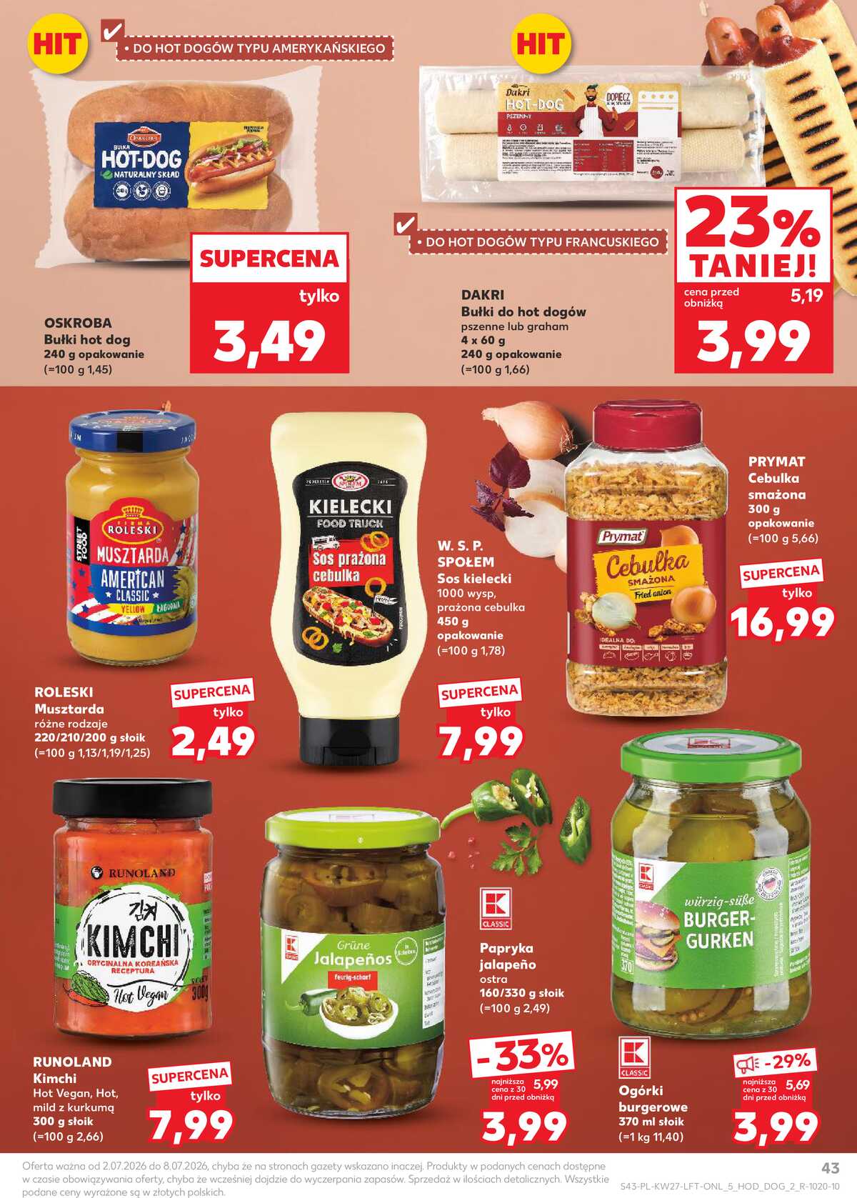 Leták Kaufland Polsko 2.7.-8.7.2026 - Týdenní zpravodaj strana 43