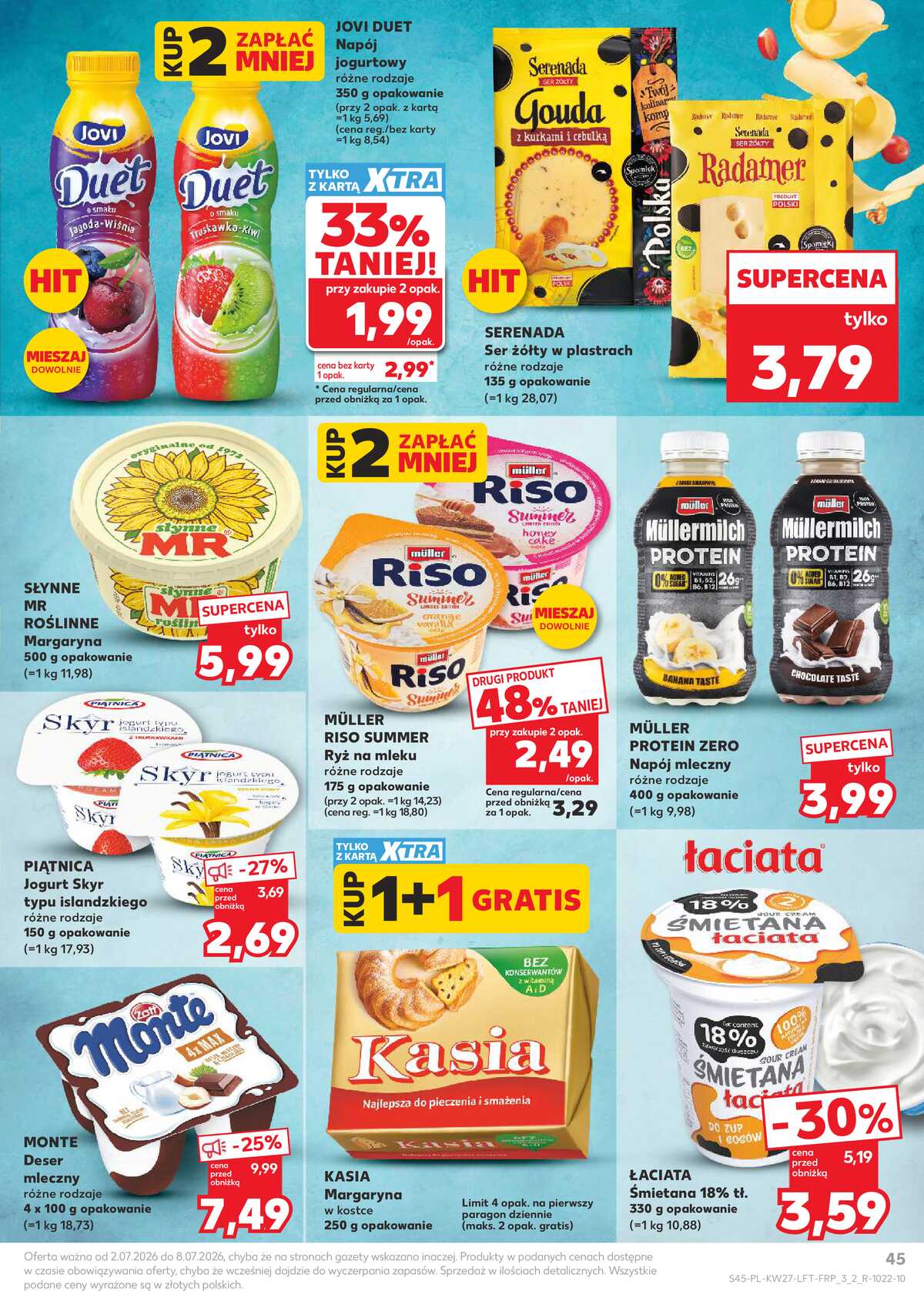 Leták Kaufland Polsko 2.7.-8.7.2026 - Týdenní zpravodaj strana 45