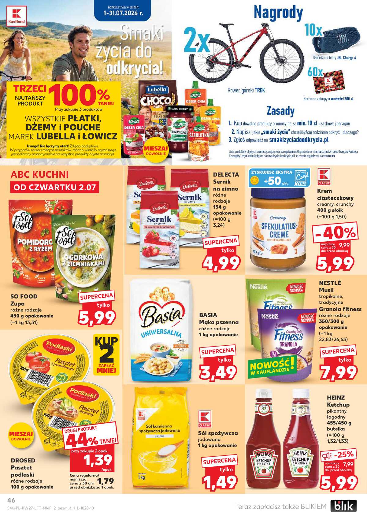 Leták Kaufland Polsko 2.7.-8.7.2026 - Týdenní zpravodaj strana 46