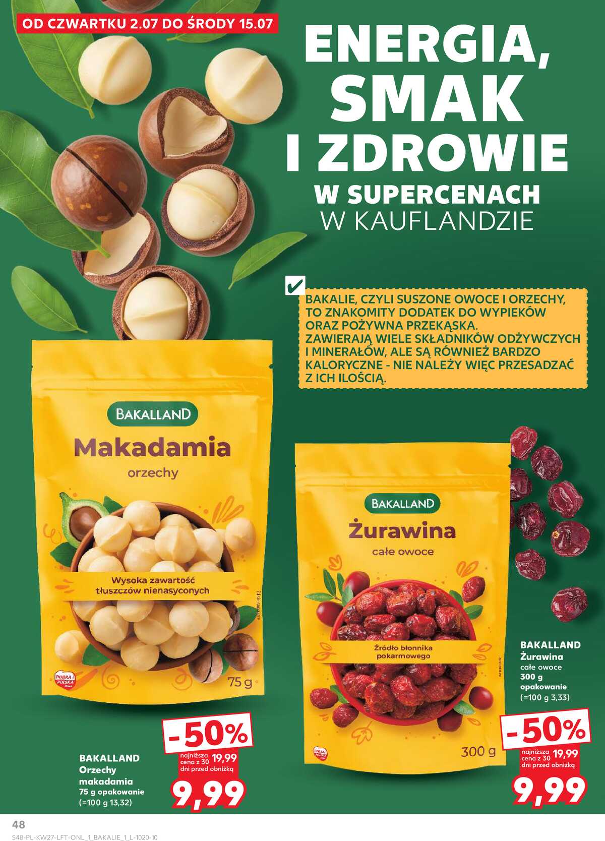 Leták Kaufland Polsko 2.7.-8.7.2026 - Týdenní zpravodaj strana 48