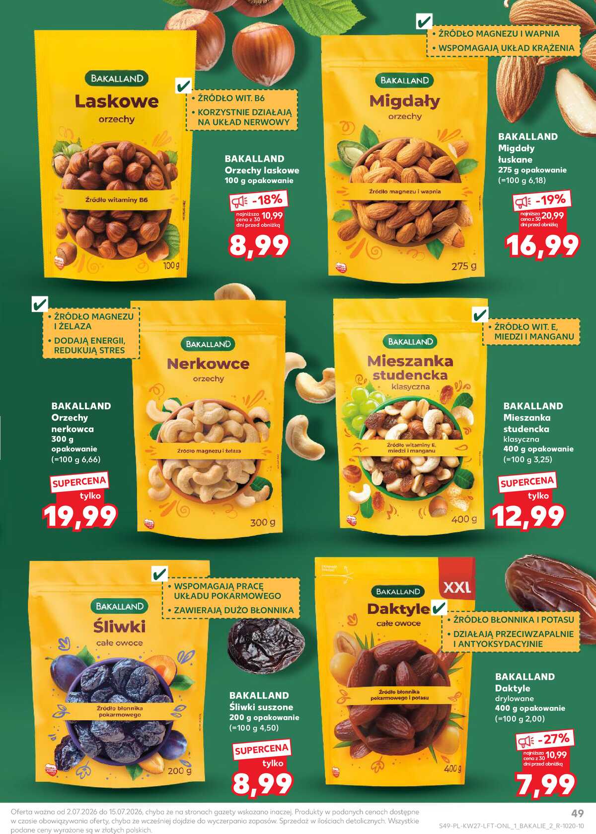 Leták Kaufland Polsko 2.7.-8.7.2026 - Týdenní zpravodaj strana 49