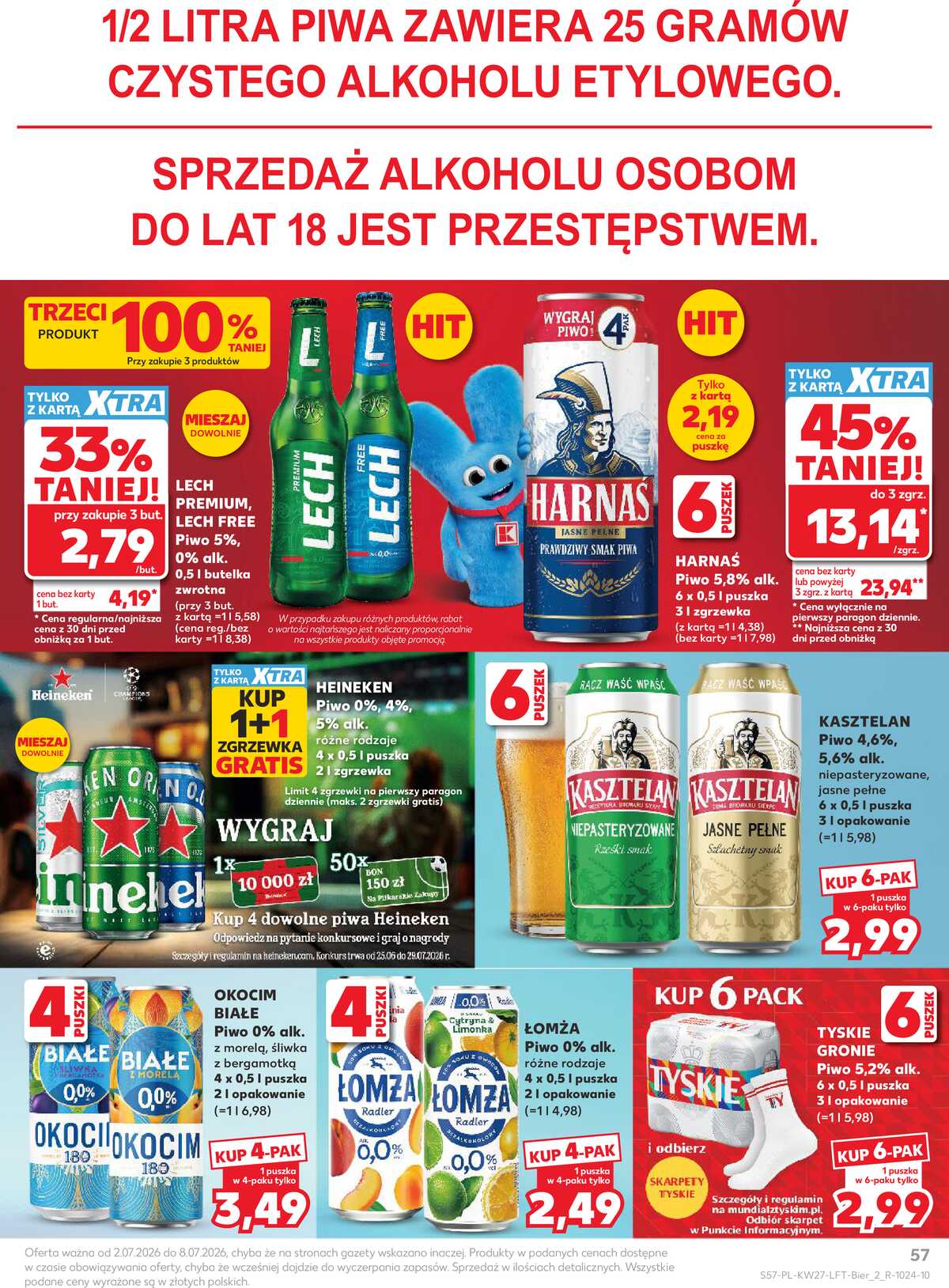 Leták Kaufland Polsko 2.7.-8.7.2026 - Týdenní zpravodaj strana 57
