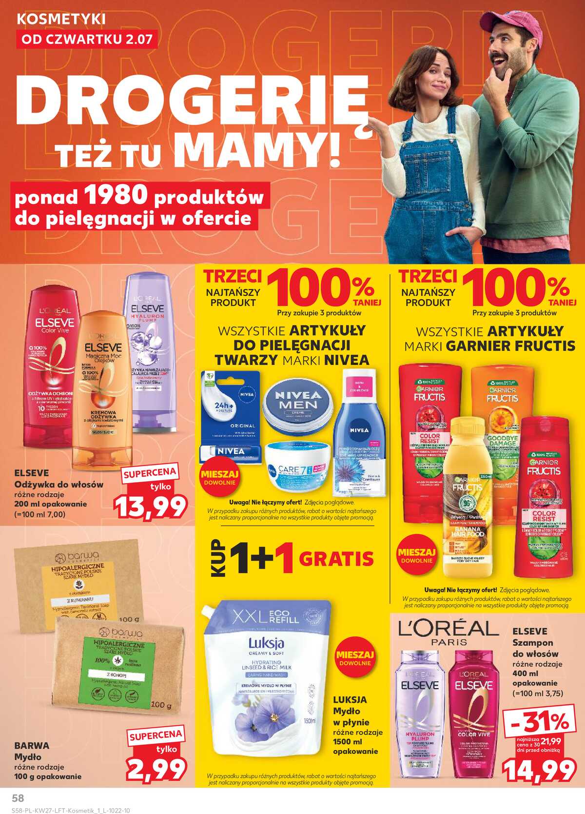 Leták Kaufland Polsko 2.7.-8.7.2026 - Týdenní zpravodaj strana 58