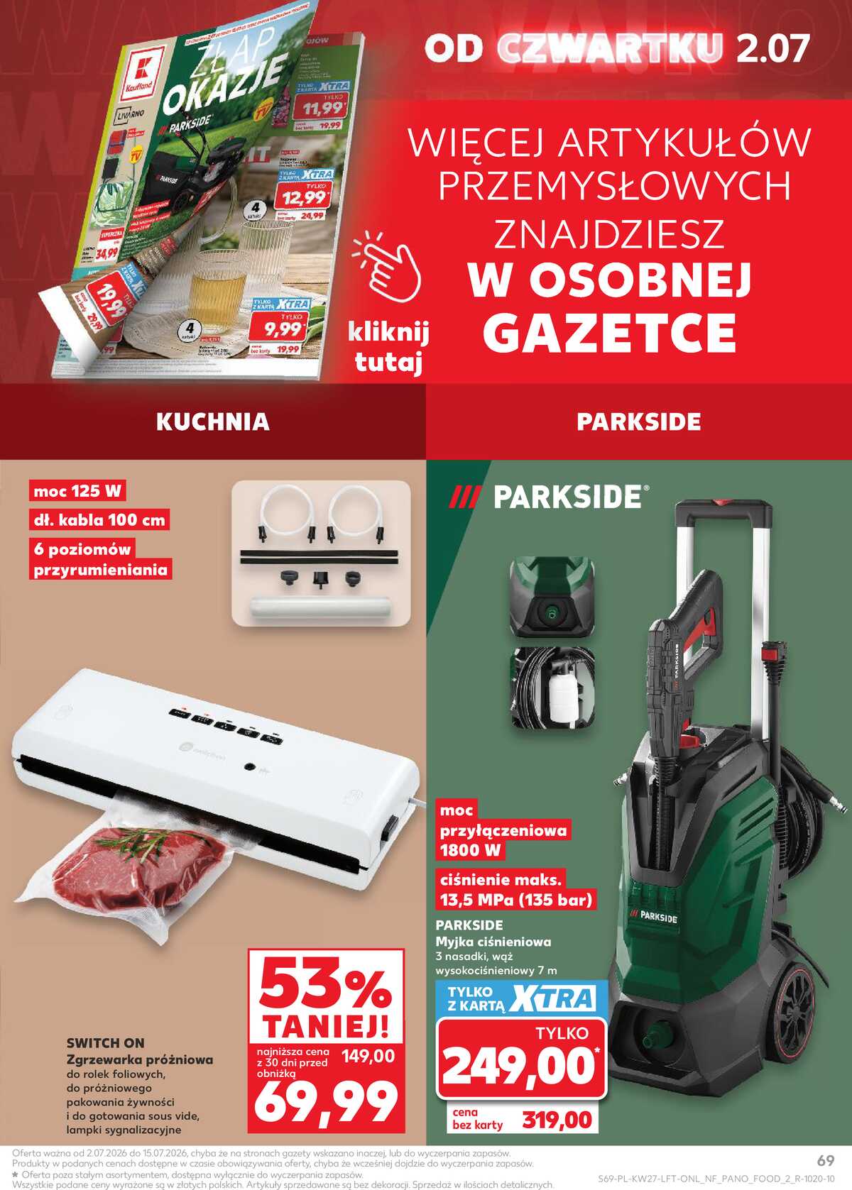 Leták Kaufland Polsko 2.7.-8.7.2026 - Týdenní zpravodaj strana 69