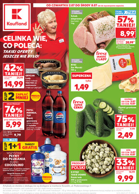 Leták Kaufland Polsko 2.7.-8.7.2026 - Týdenní zpravodaj
